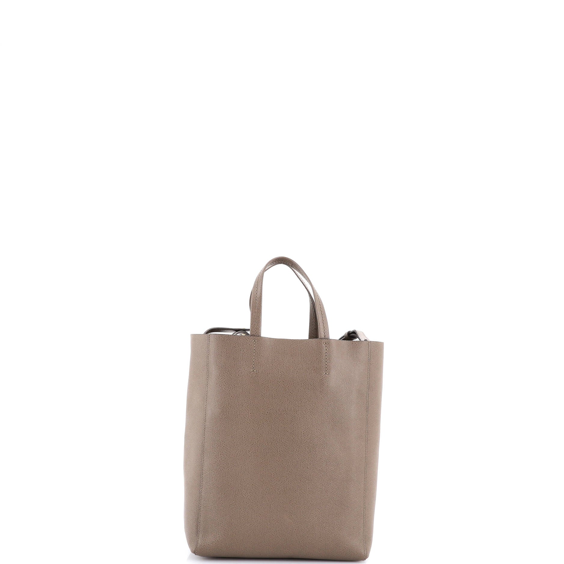 Vertical Cabas Tote Grained Calfskin Small - Image 3
