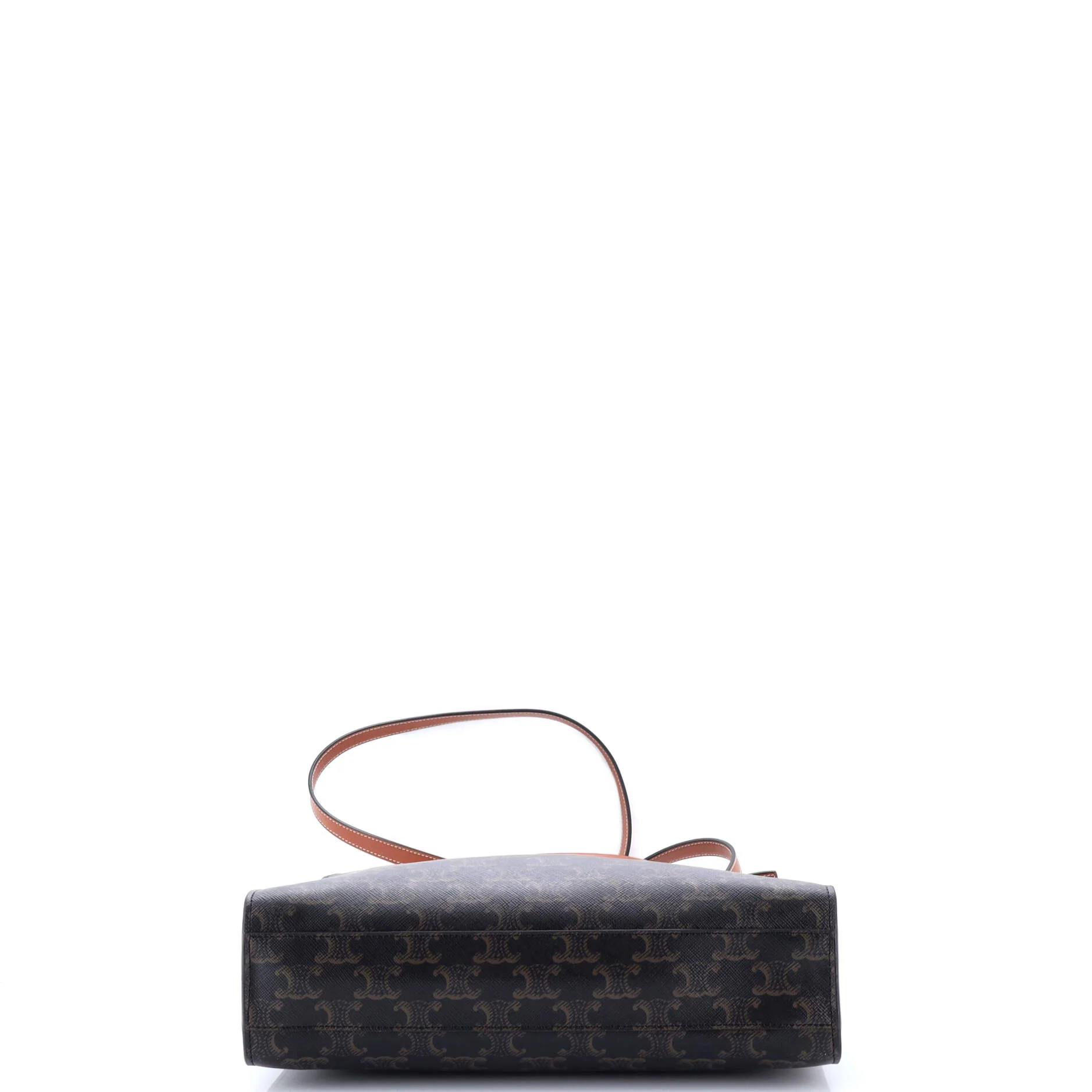 Vertical Cabas Tote Triomphe Coated Canvas Small - Image 4