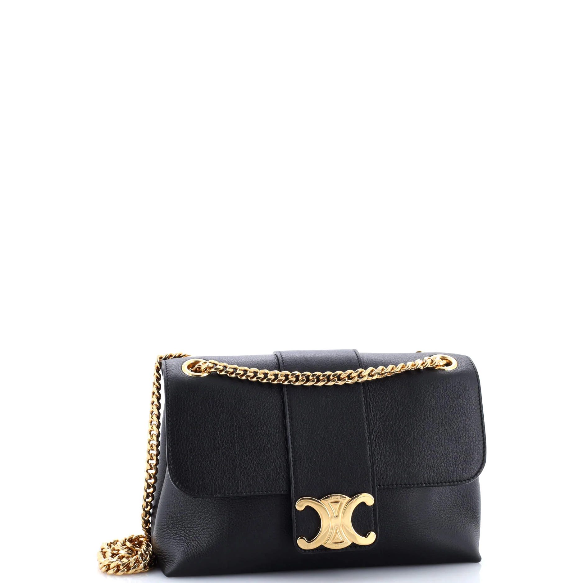 Victoire Flap Shoulder Bag Leather Medium - Image 2