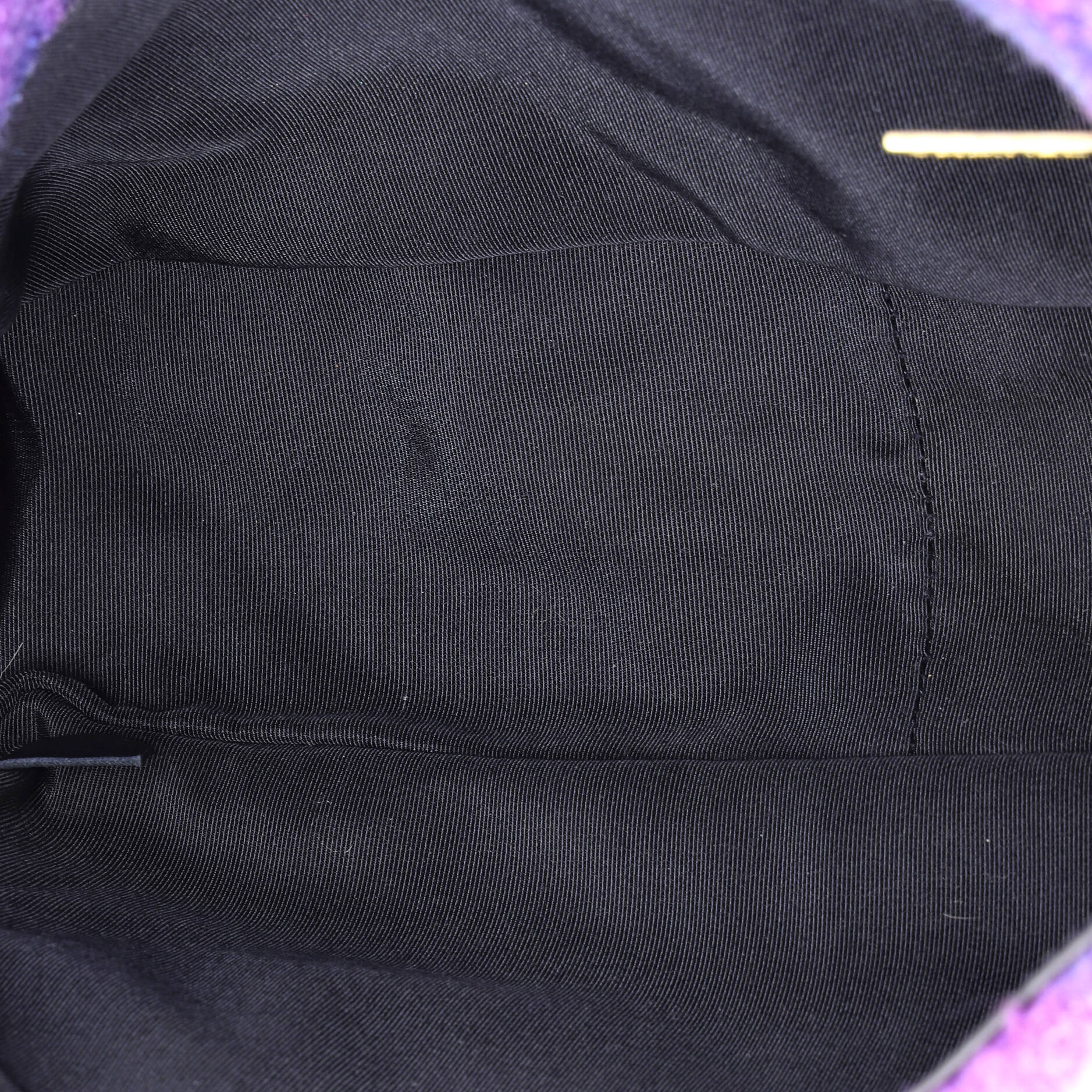 19 Flap Bag Quilted Degrade Wool Medium - Image 6
