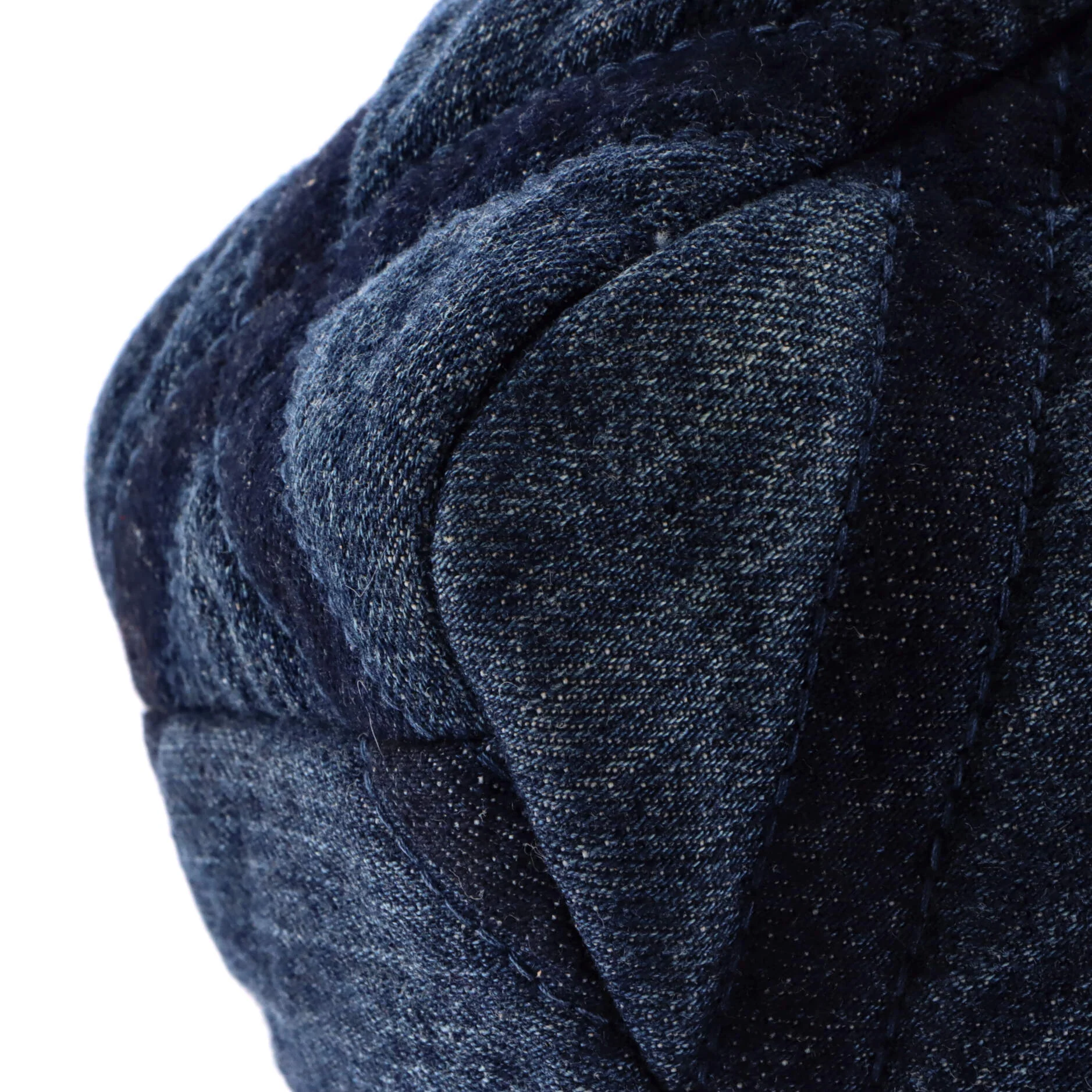 19 Flap Bag Quilted Denim Medium - Image 6