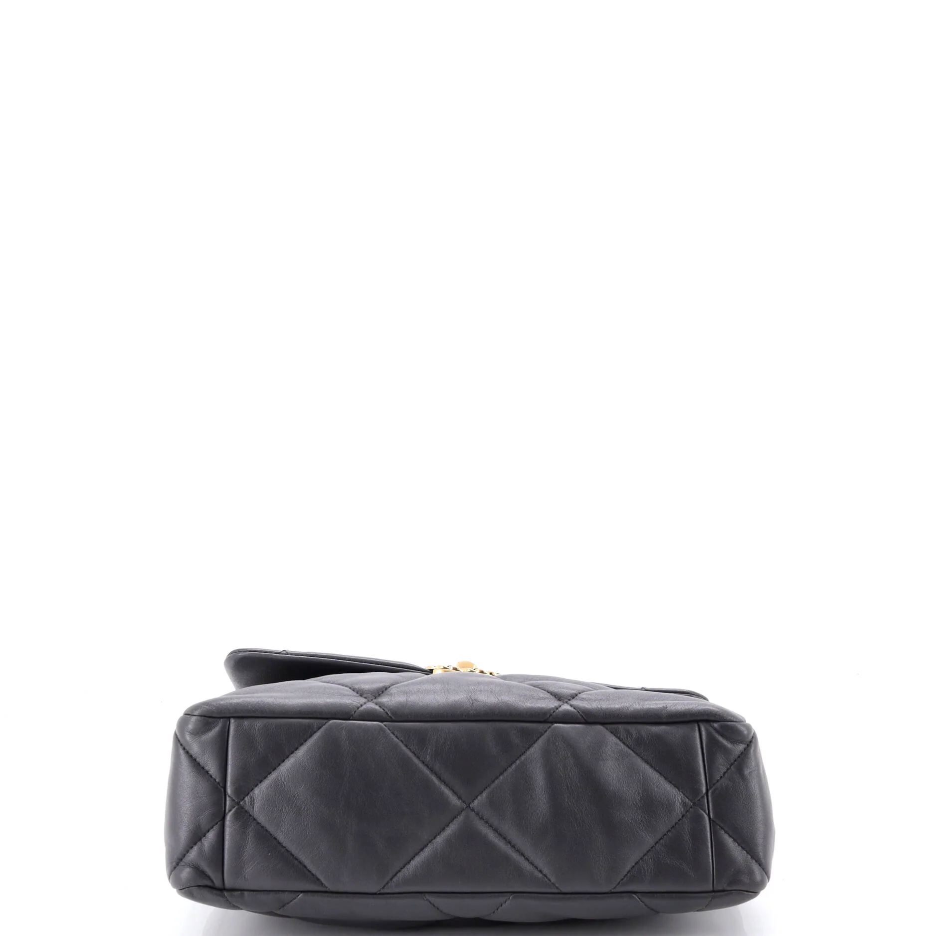 19 Flap Bag Quilted Leather Large - Image 4