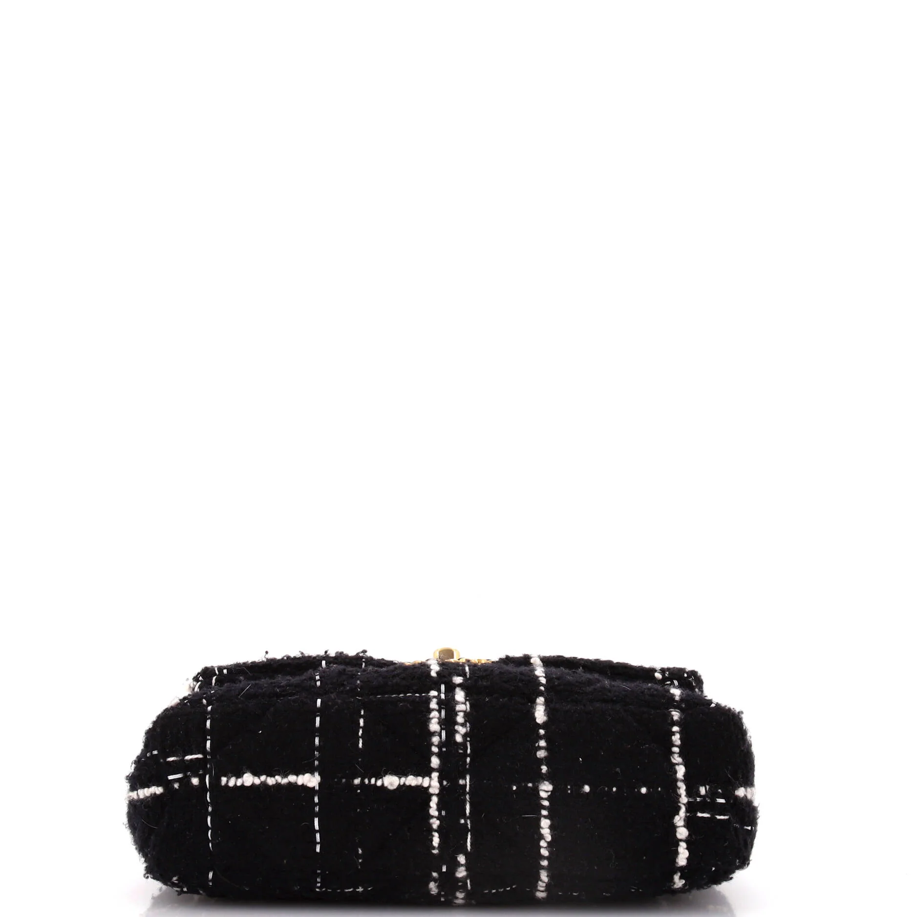 19 Flap Bag Quilted Tweed Medium - Image 4