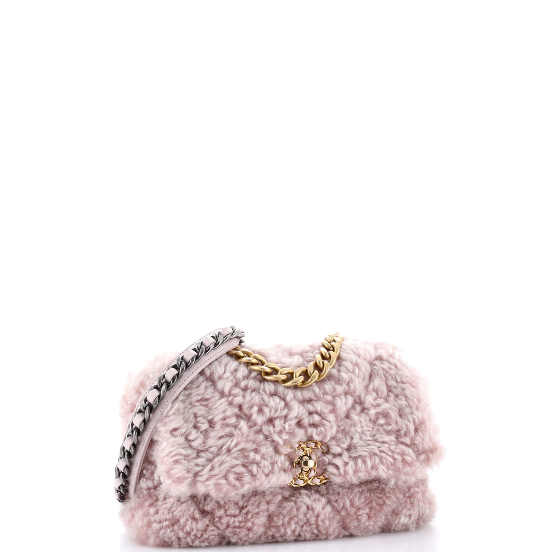 19 Flap Bag Shearling Medium - Image 3
