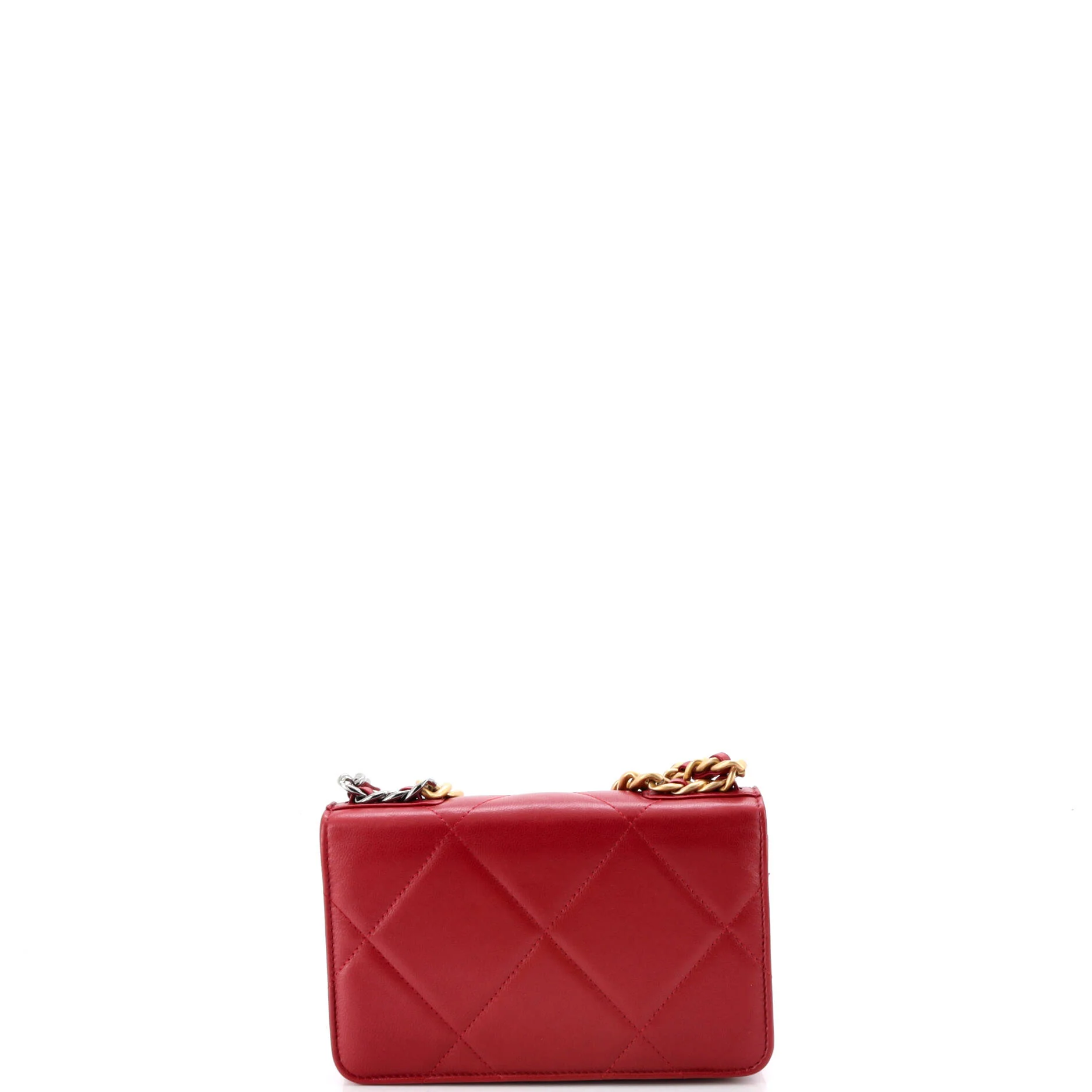 19 Wallet on Chain Quilted Goatskin - Image 3