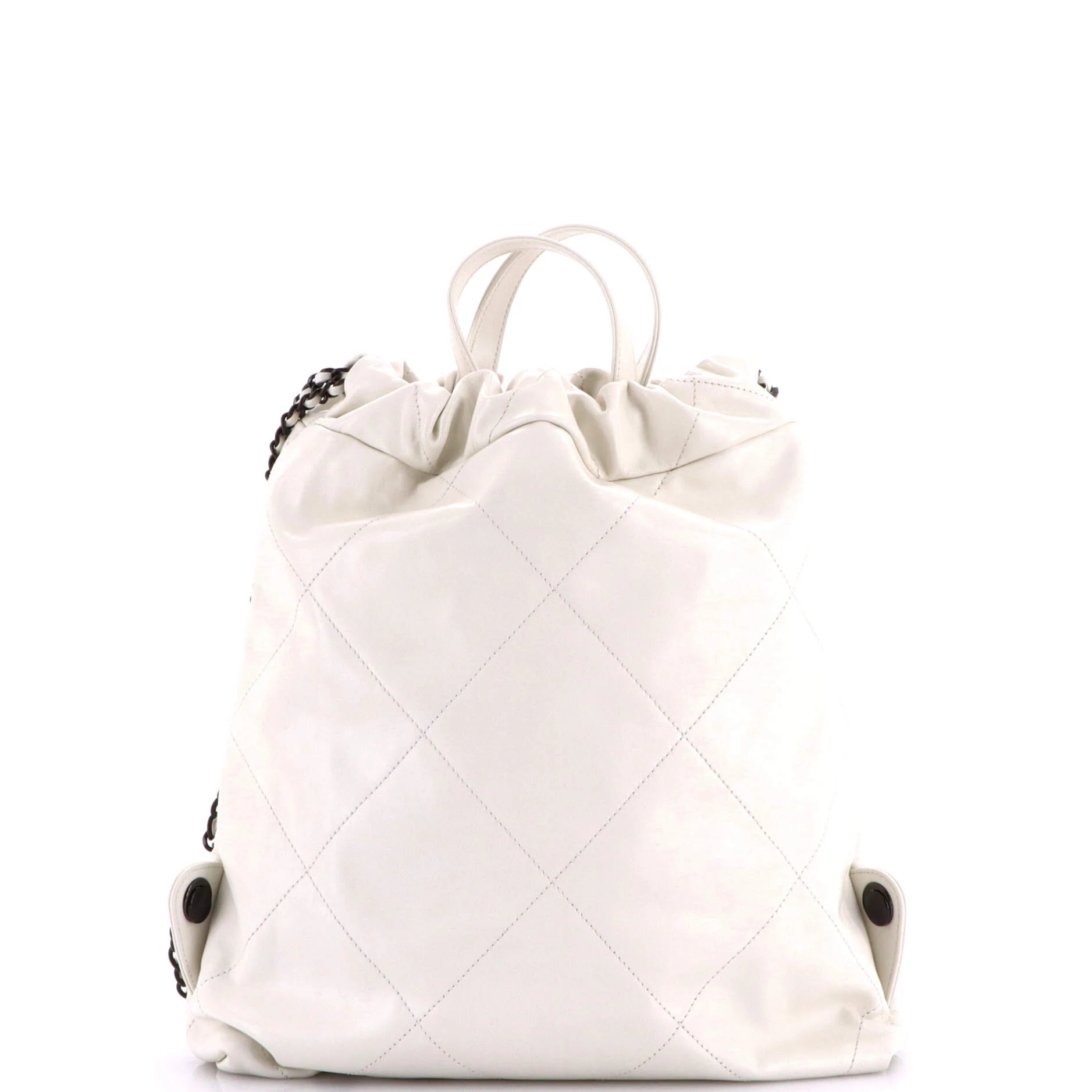 22 Chain Backpack Quilted Calfskin Medium - Image 3