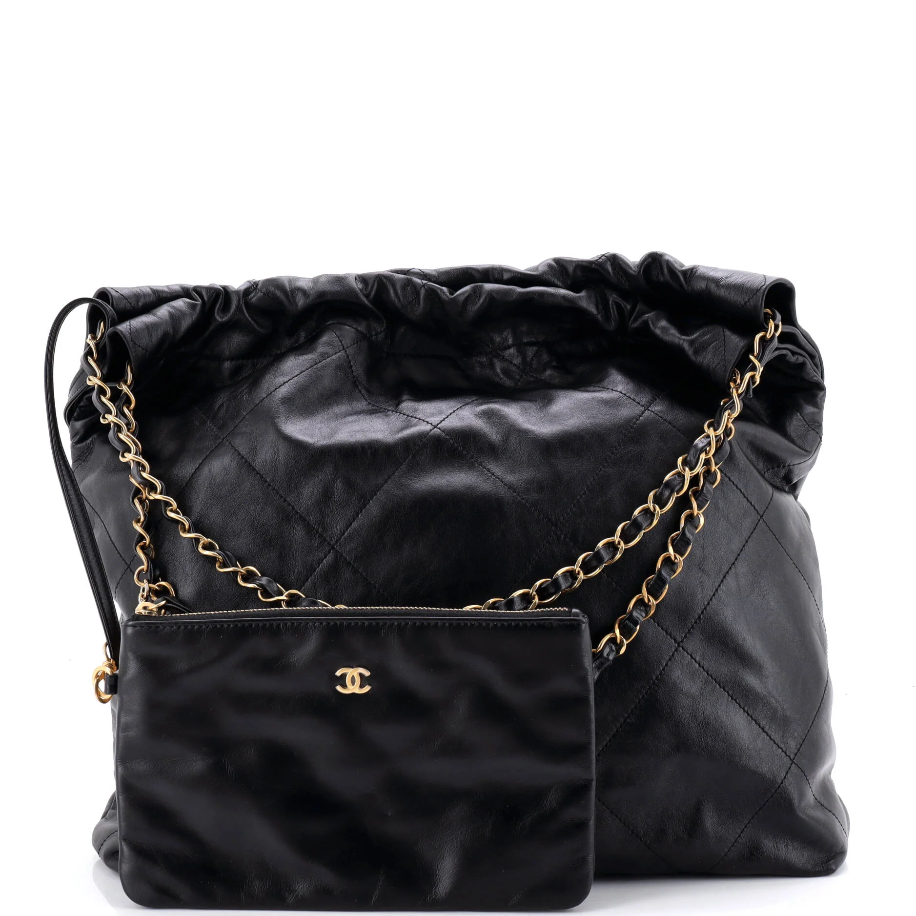 22 Chain Hobo Quilted Calfskin Medium - Image 2
