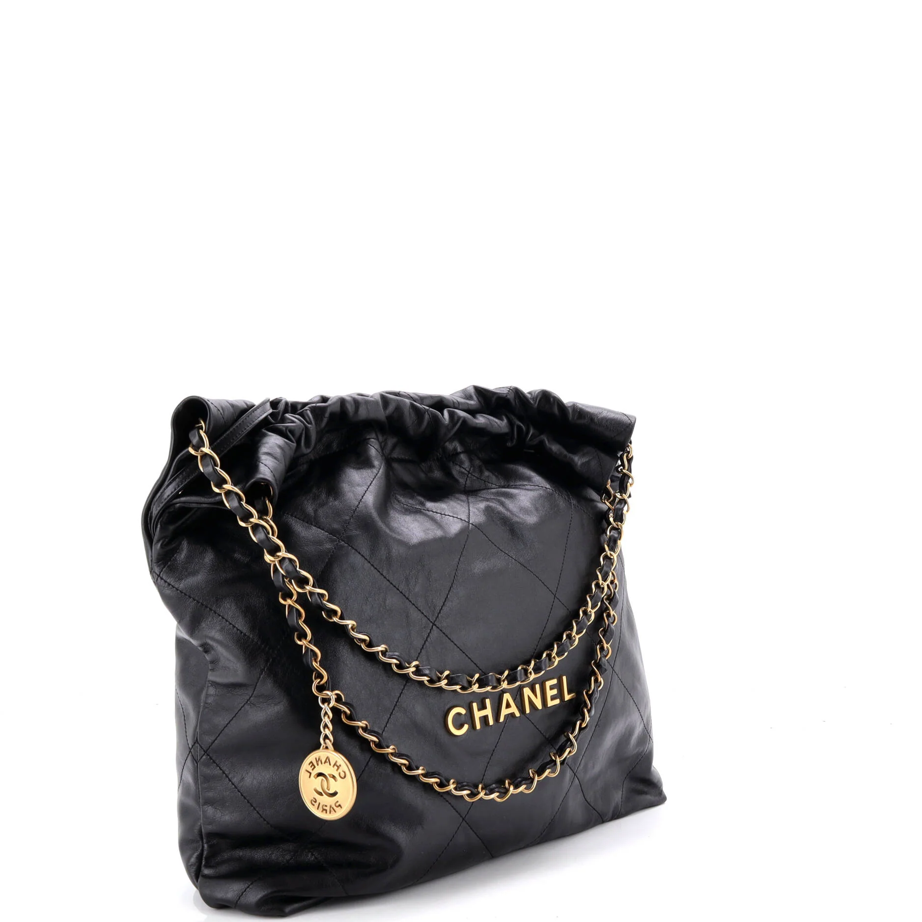 22 Chain Hobo Quilted Calfskin Medium - Image 3