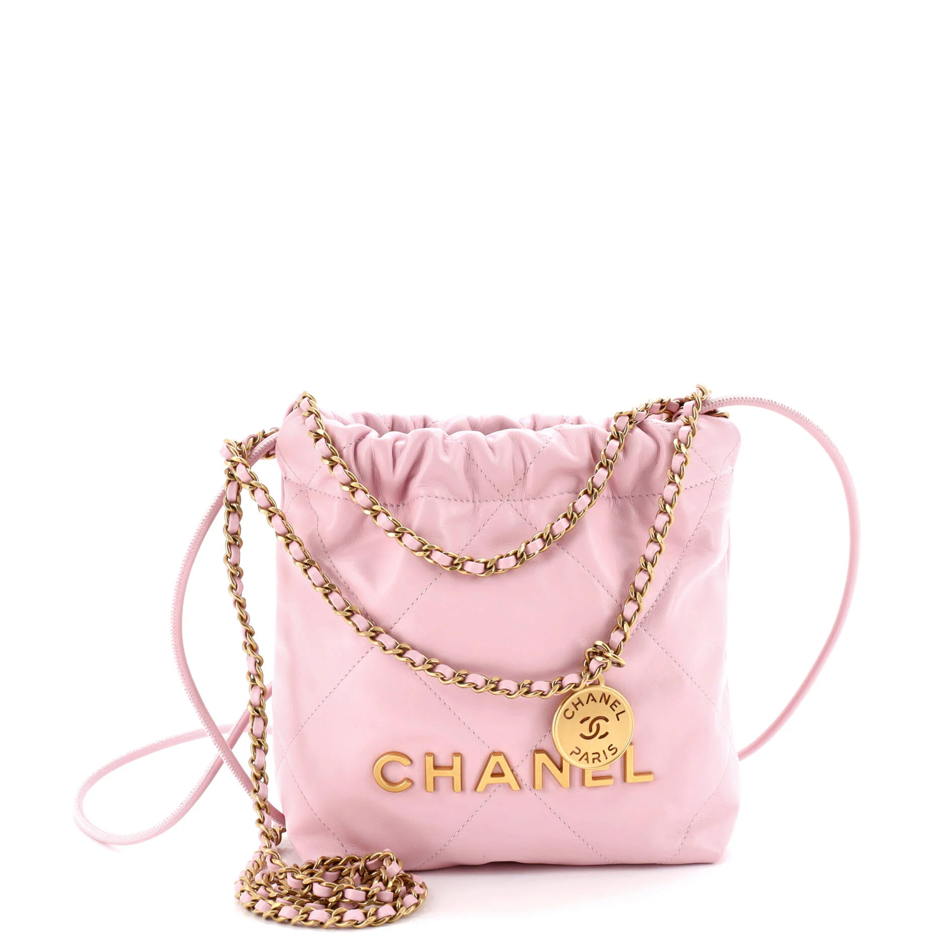22 Chain Hobo Quilted Calfskin Mini