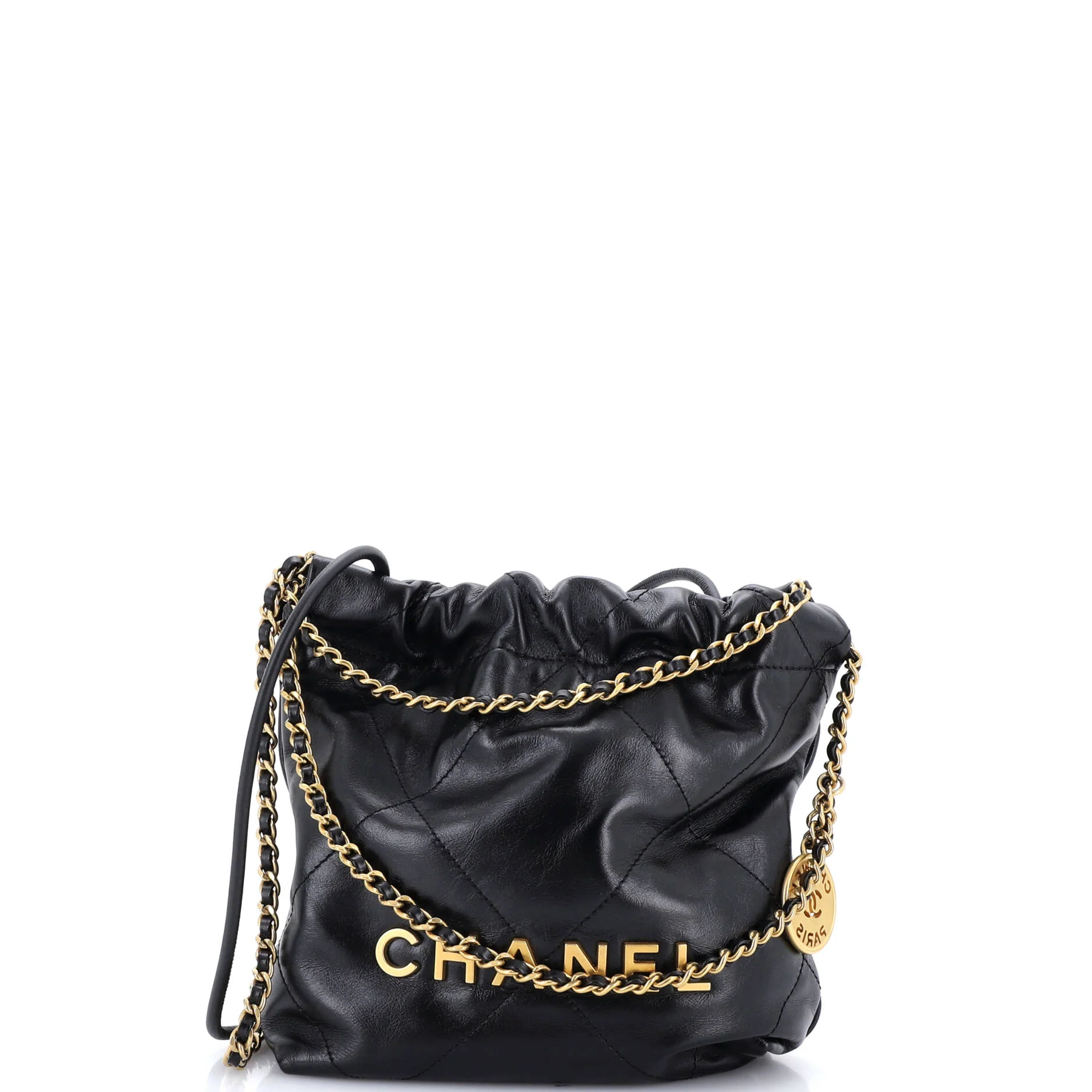 22 Chain Hobo Quilted Calfskin Mini