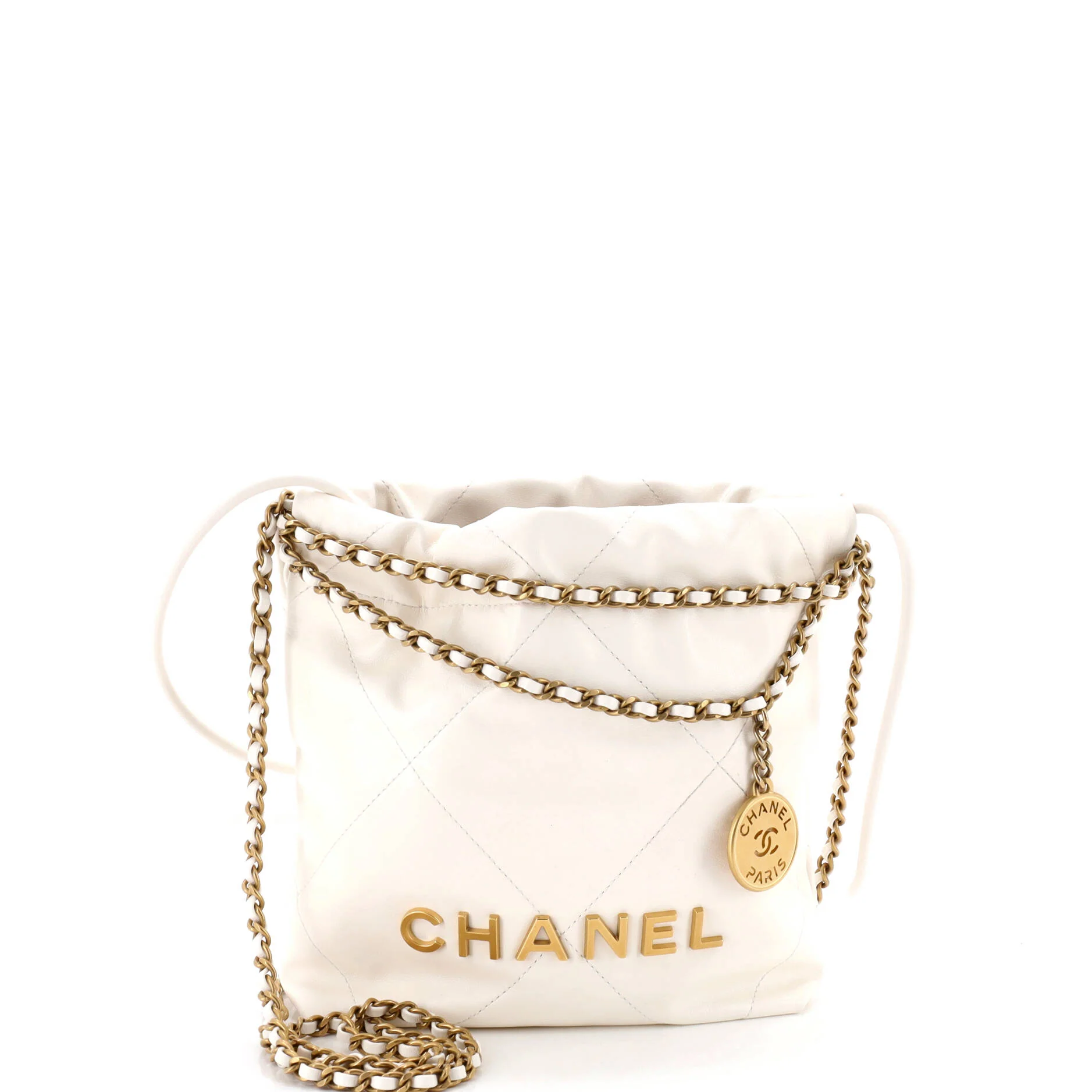 22 Chain Hobo Quilted Calfskin Mini