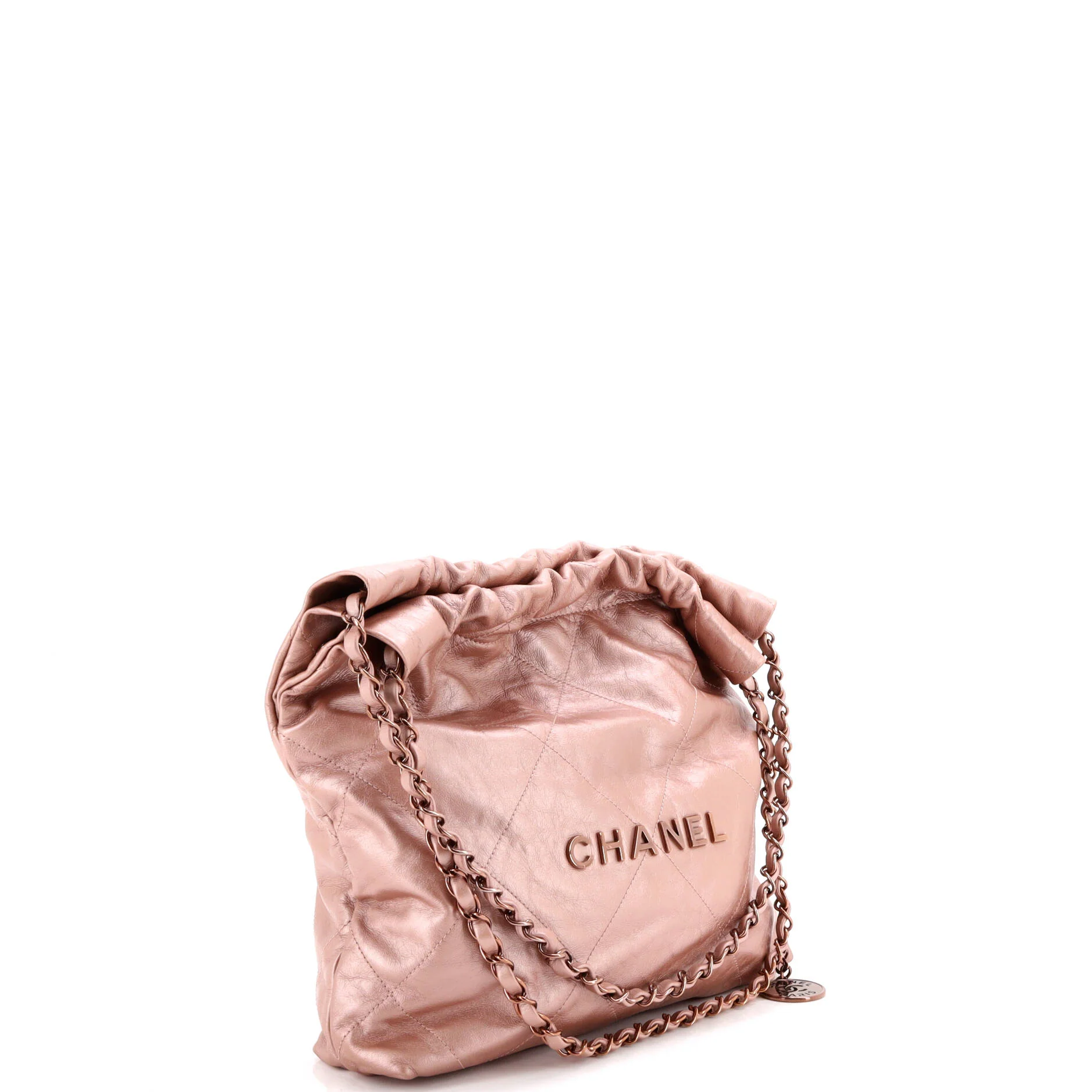 22 Chain Hobo Quilted Calfskin Small - Image 3