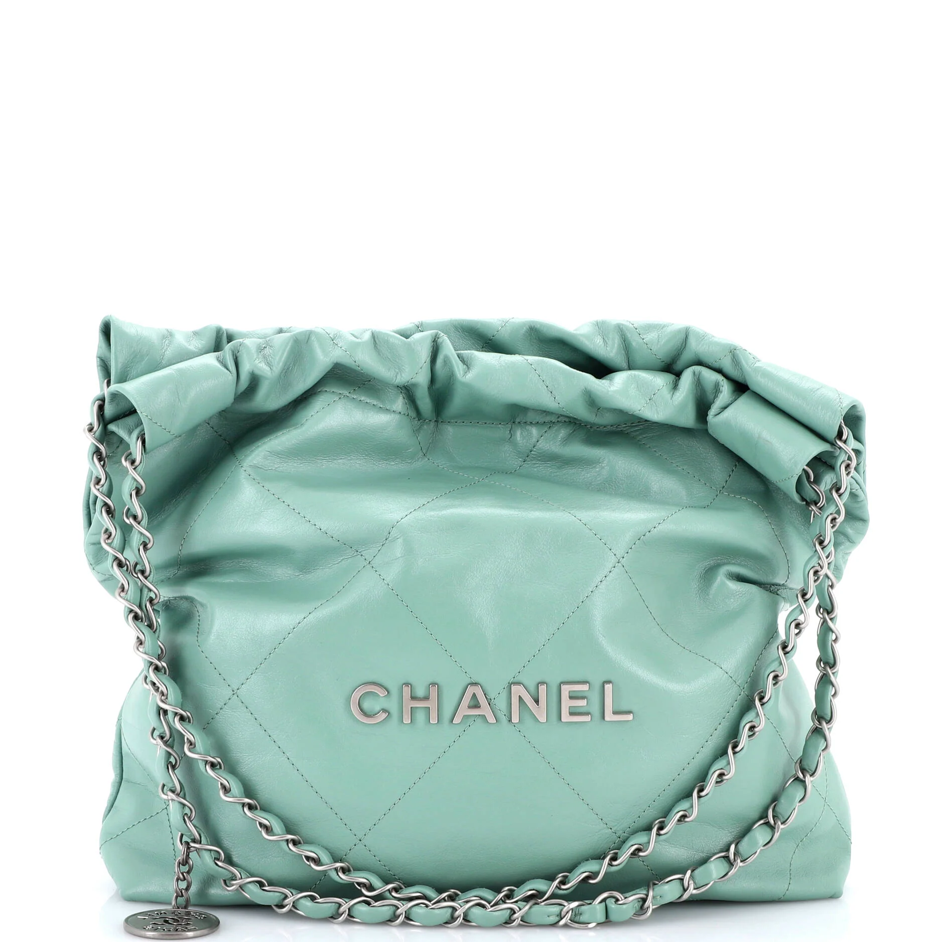 22 Chain Hobo Quilted Calfskin Small