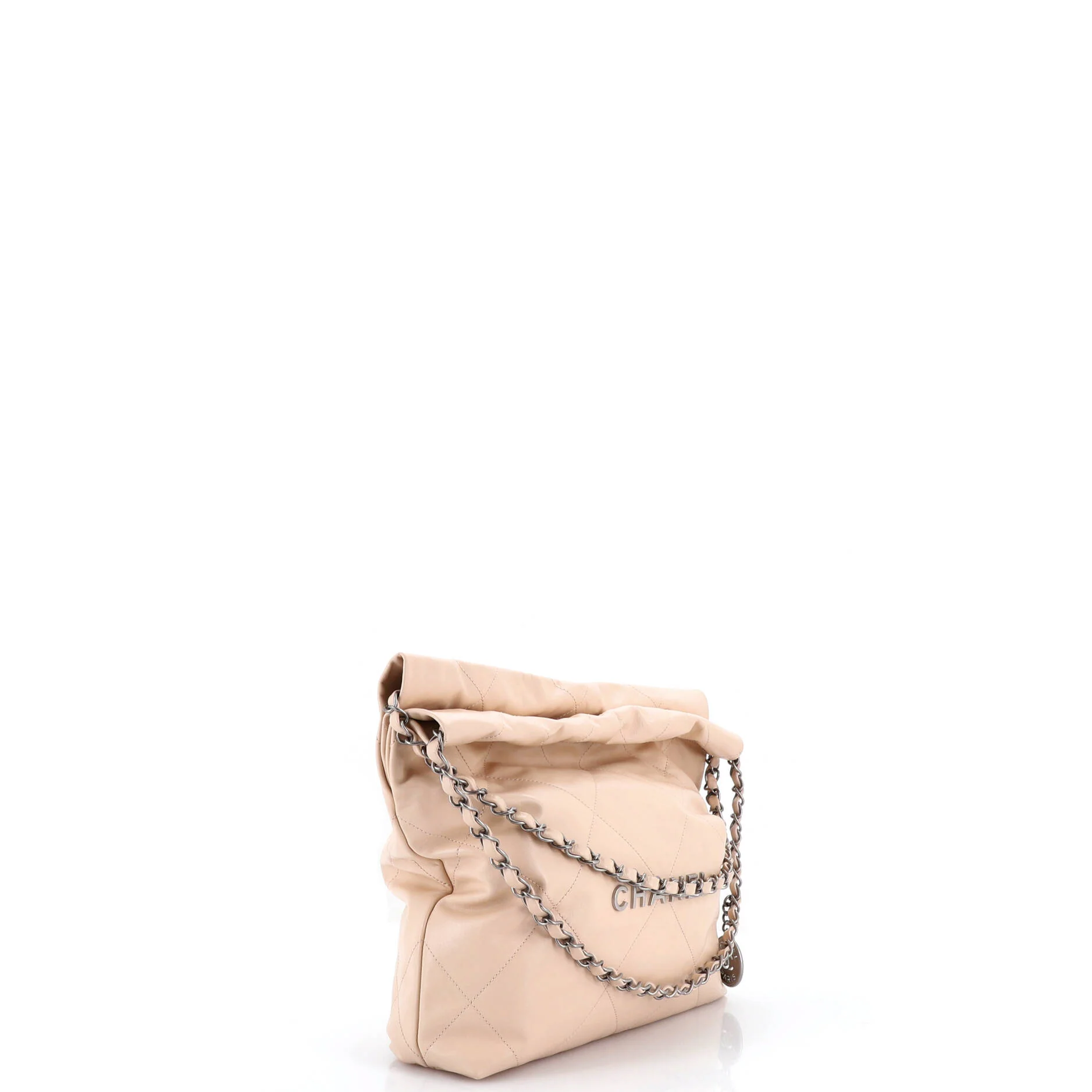 22 Chain Hobo Quilted Calfskin Small - Image 3