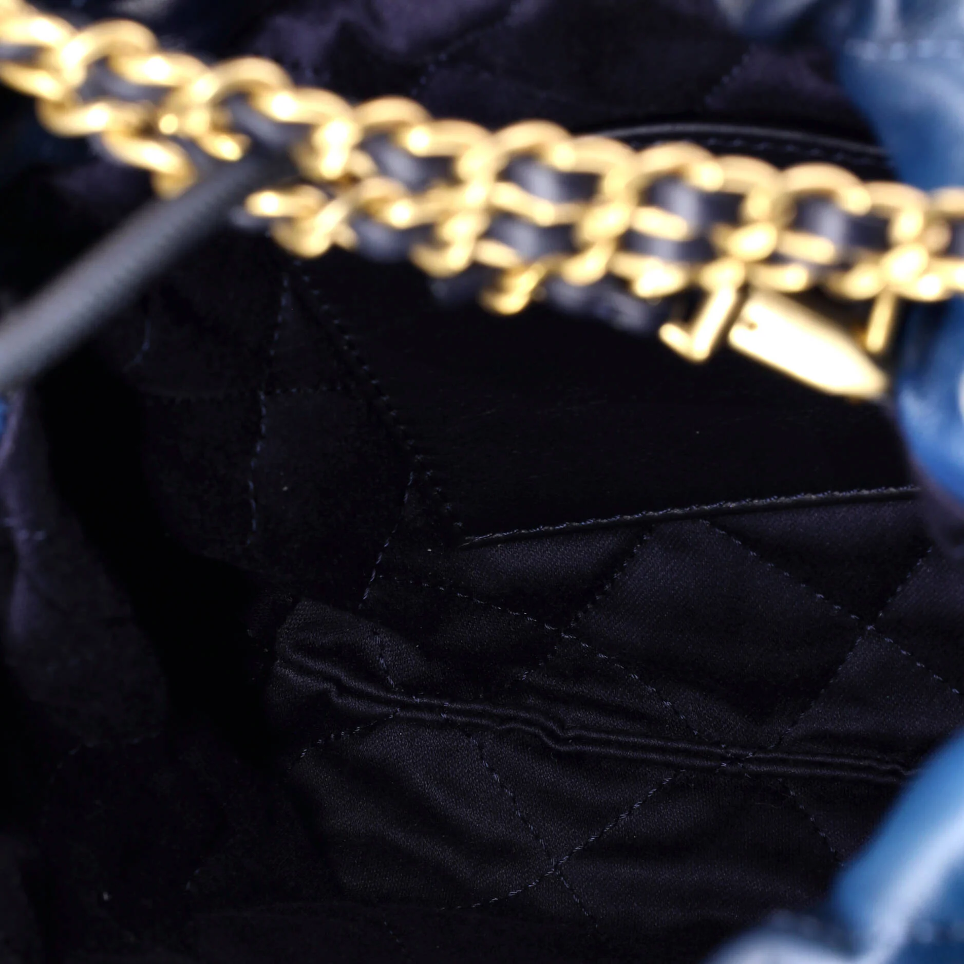 22 Chain Hobo Quilted Shaded Calfskin Mini - Image 5