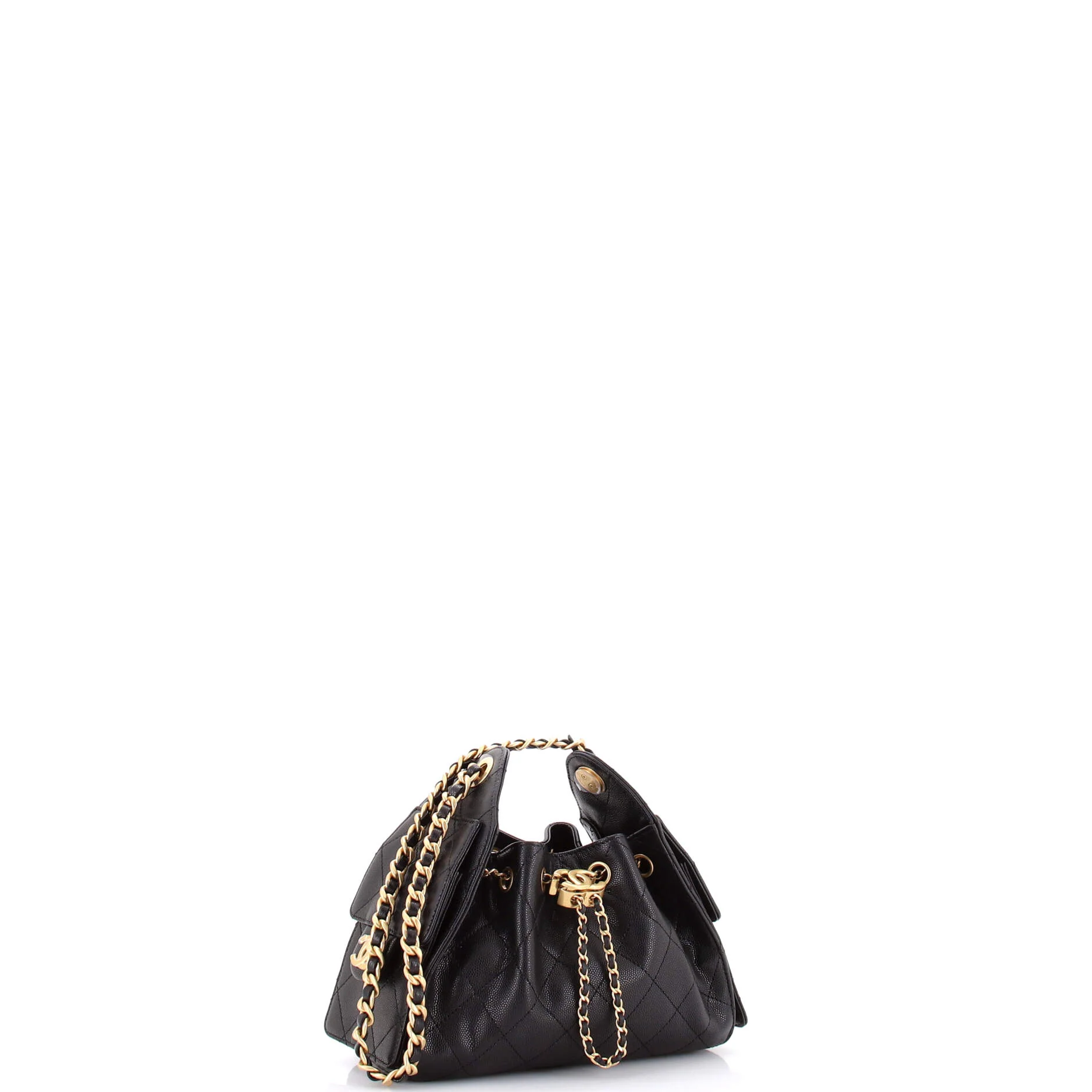 25 Hobo Bag Quilted Caviar Mini - Image 2