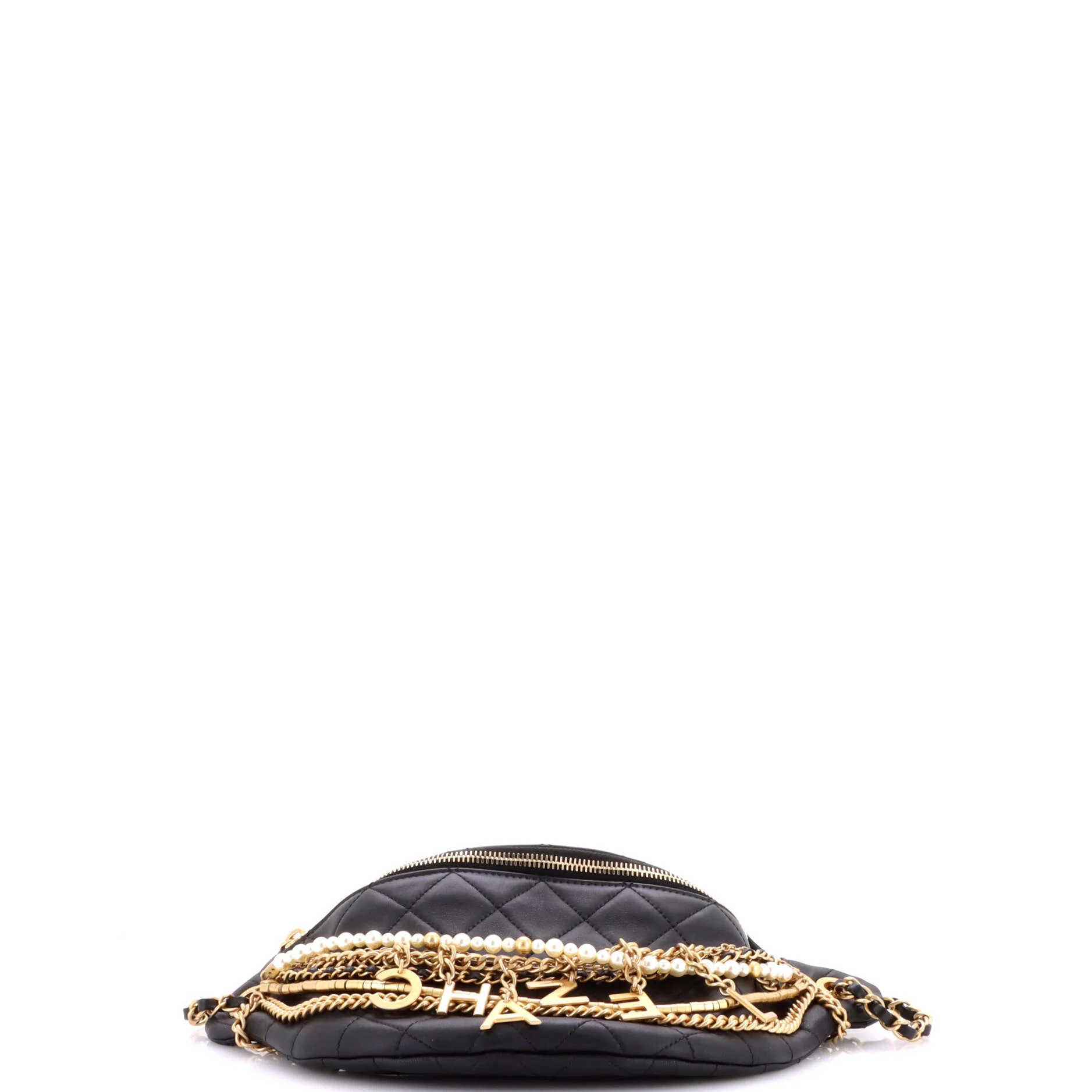 All About Chains Waist Bag Quilted Lambskin - Image 5