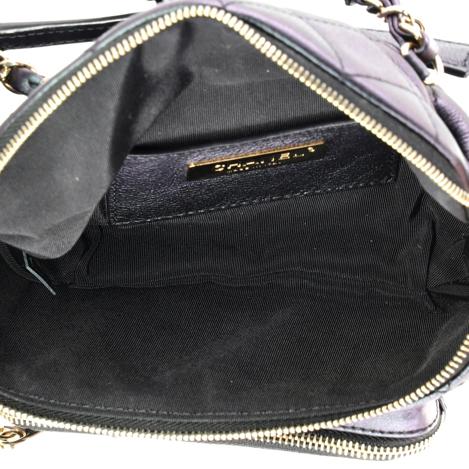 All About Waist Bag Quilted Iridescent Calfskin Small - Image 6