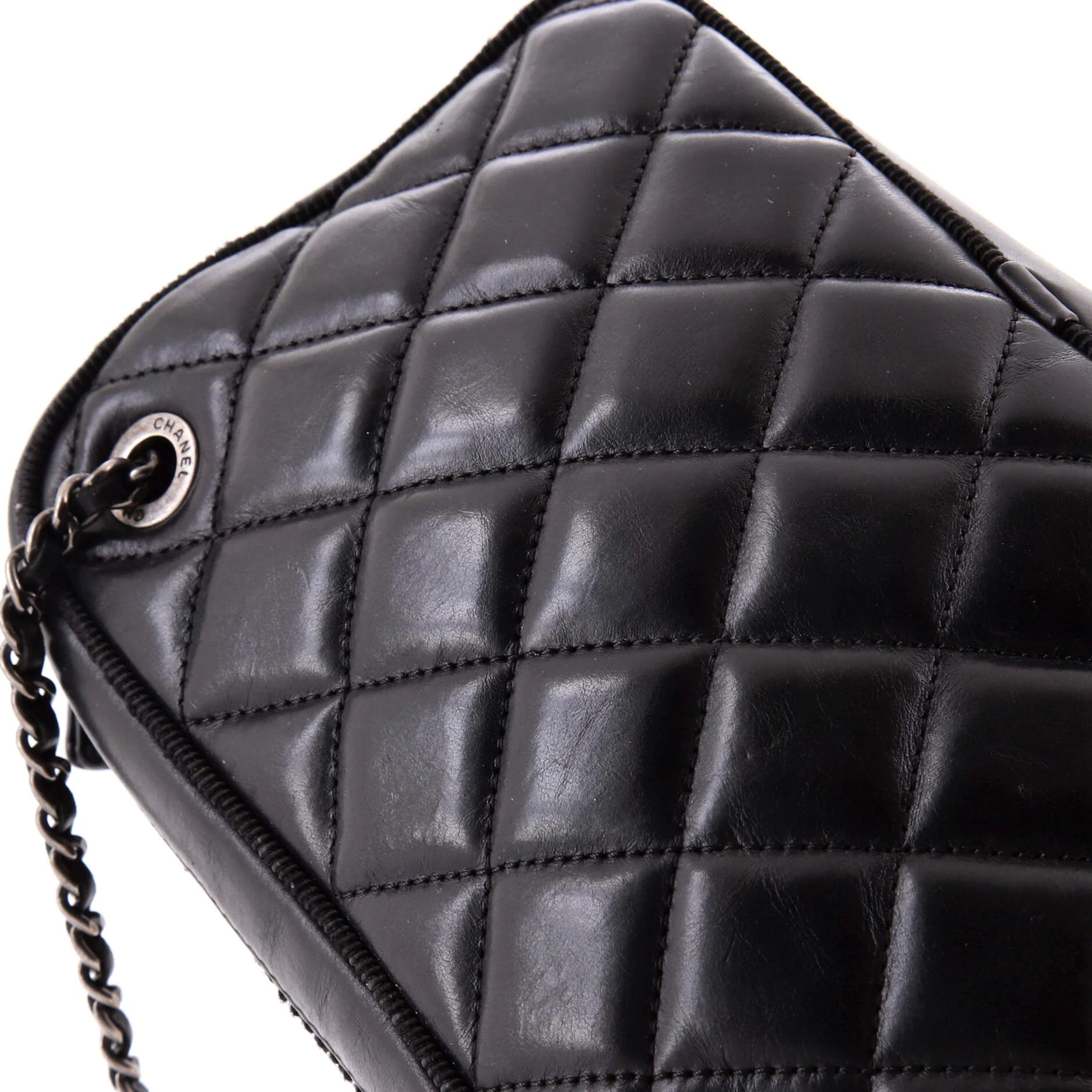 Ballerine Camera Case Bag Quilted Calfskin Small - Image 7