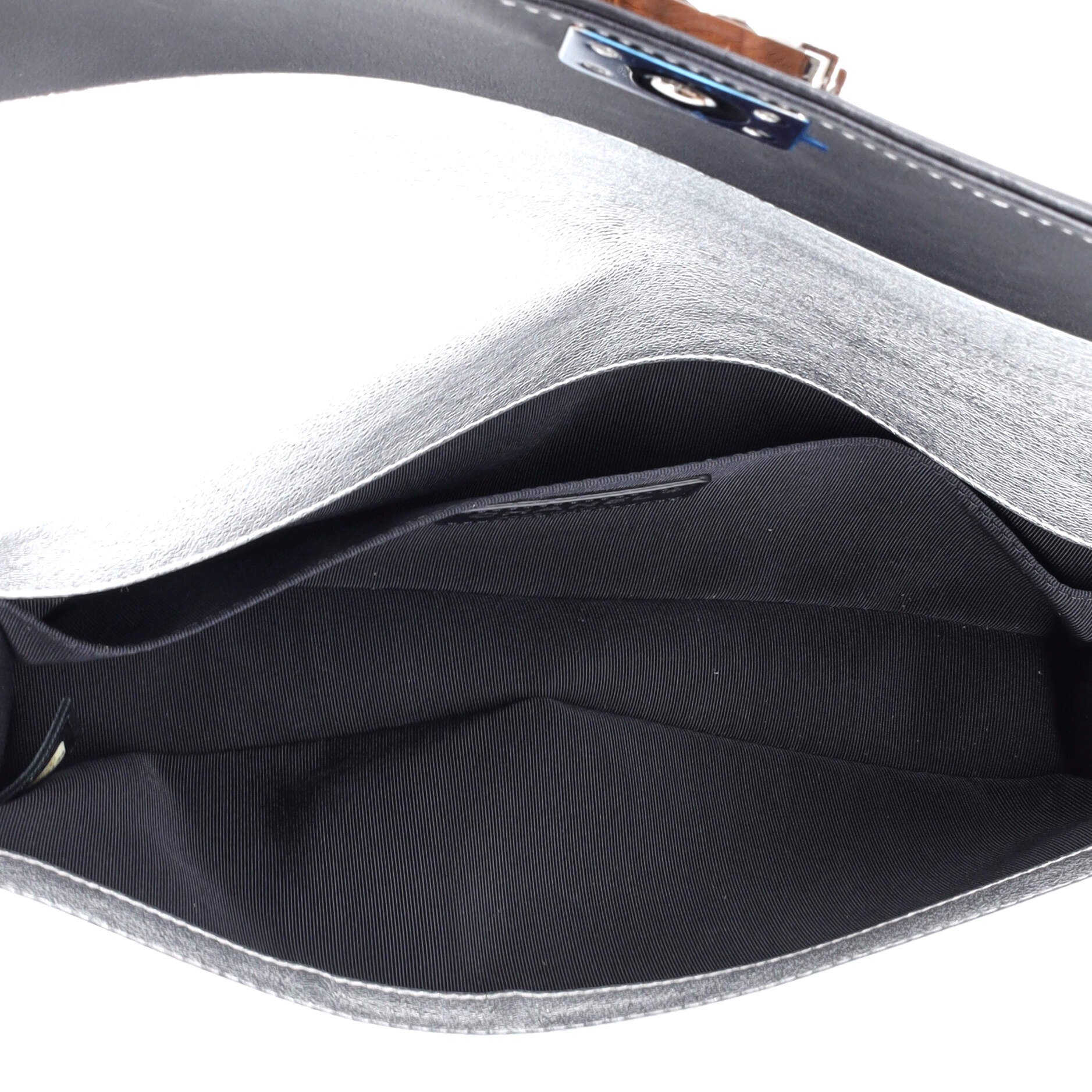 Bicolor Boy Flap Clutch Calfskin Small - Image 6