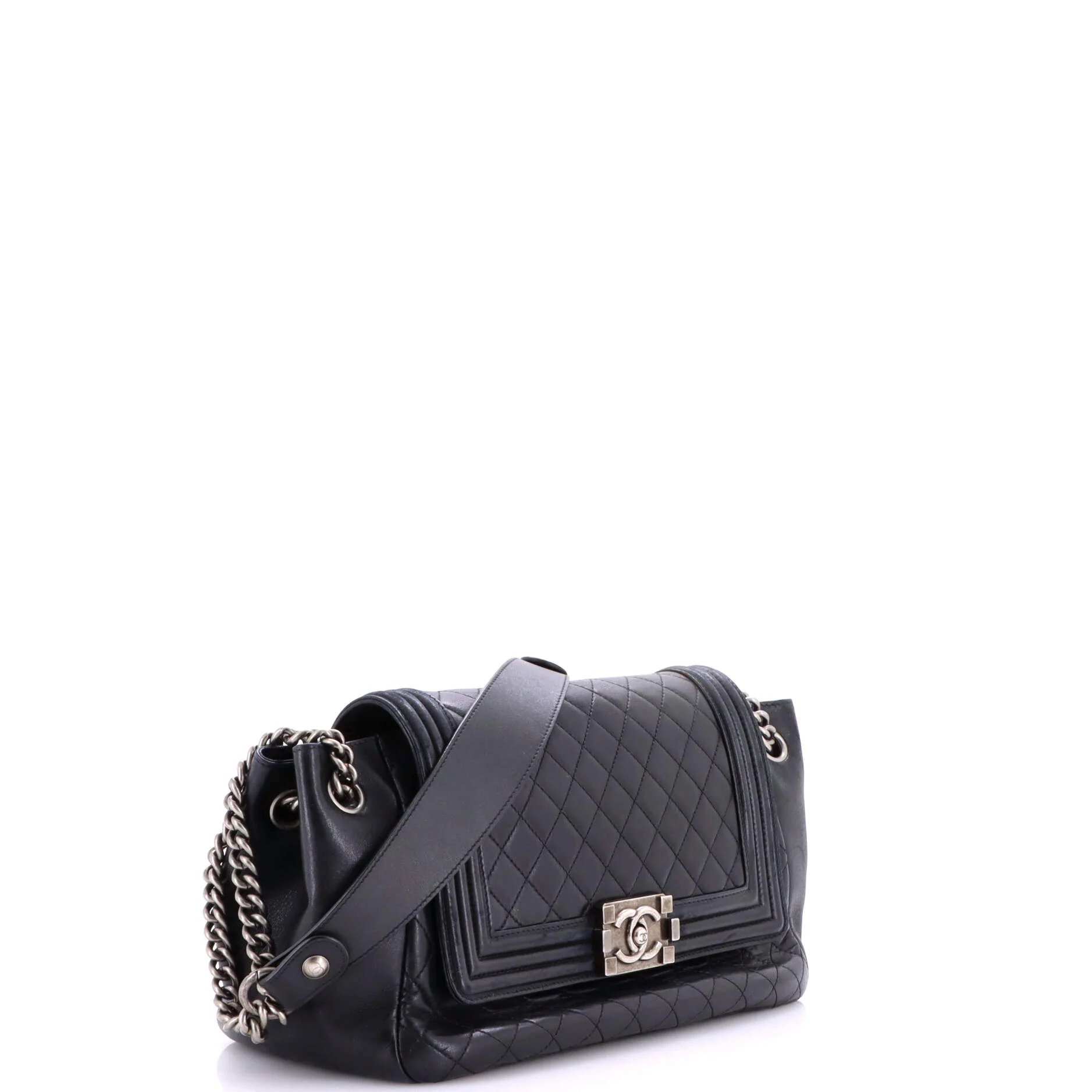 Boy Accordion Flap Bag Quilted Lambskin Medium - Image 2