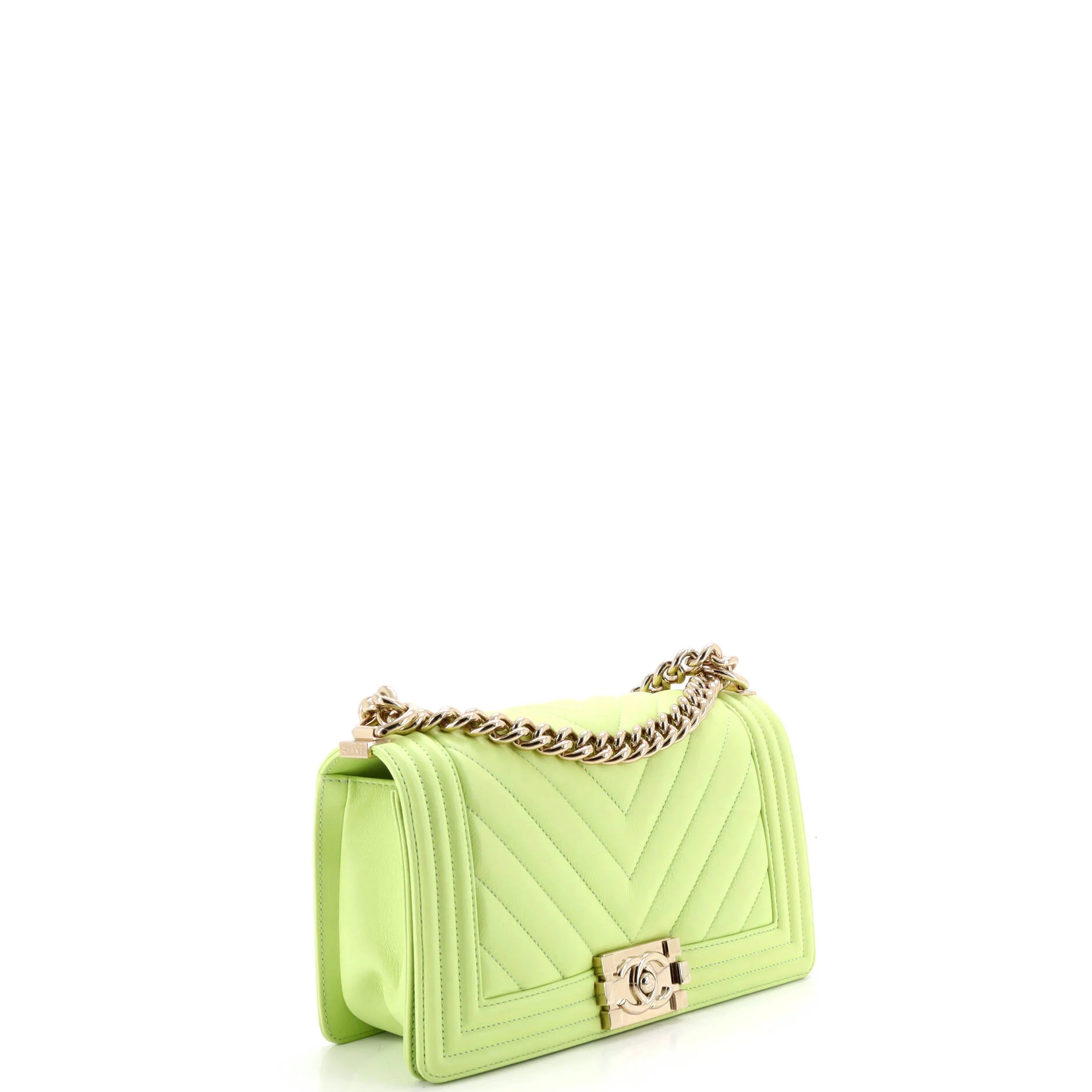 Boy Flap Bag Chevron Calfskin Old Medium - Image 2