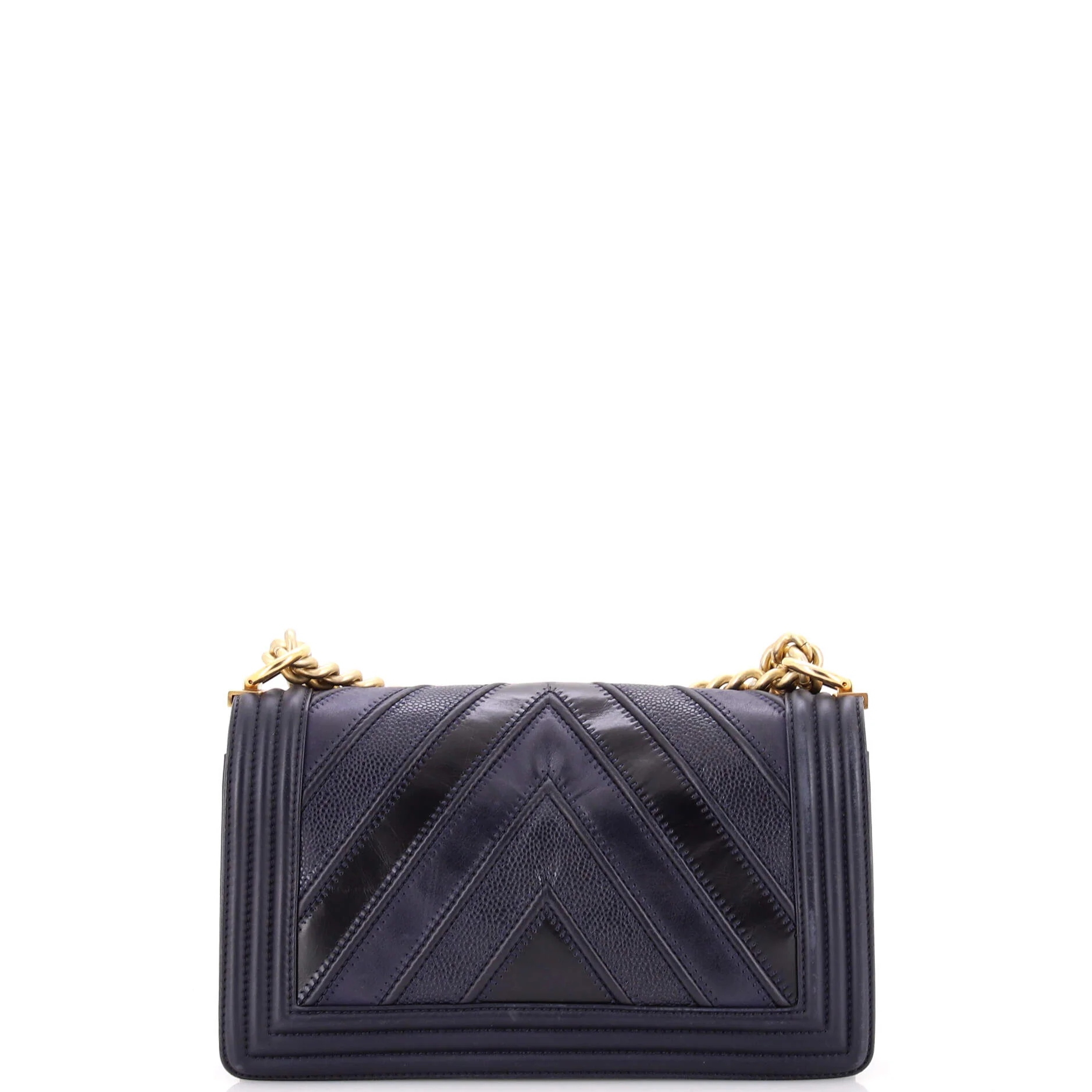 Boy Flap Bag Chevron Caviar and Calfskin Old Medium - Image 4