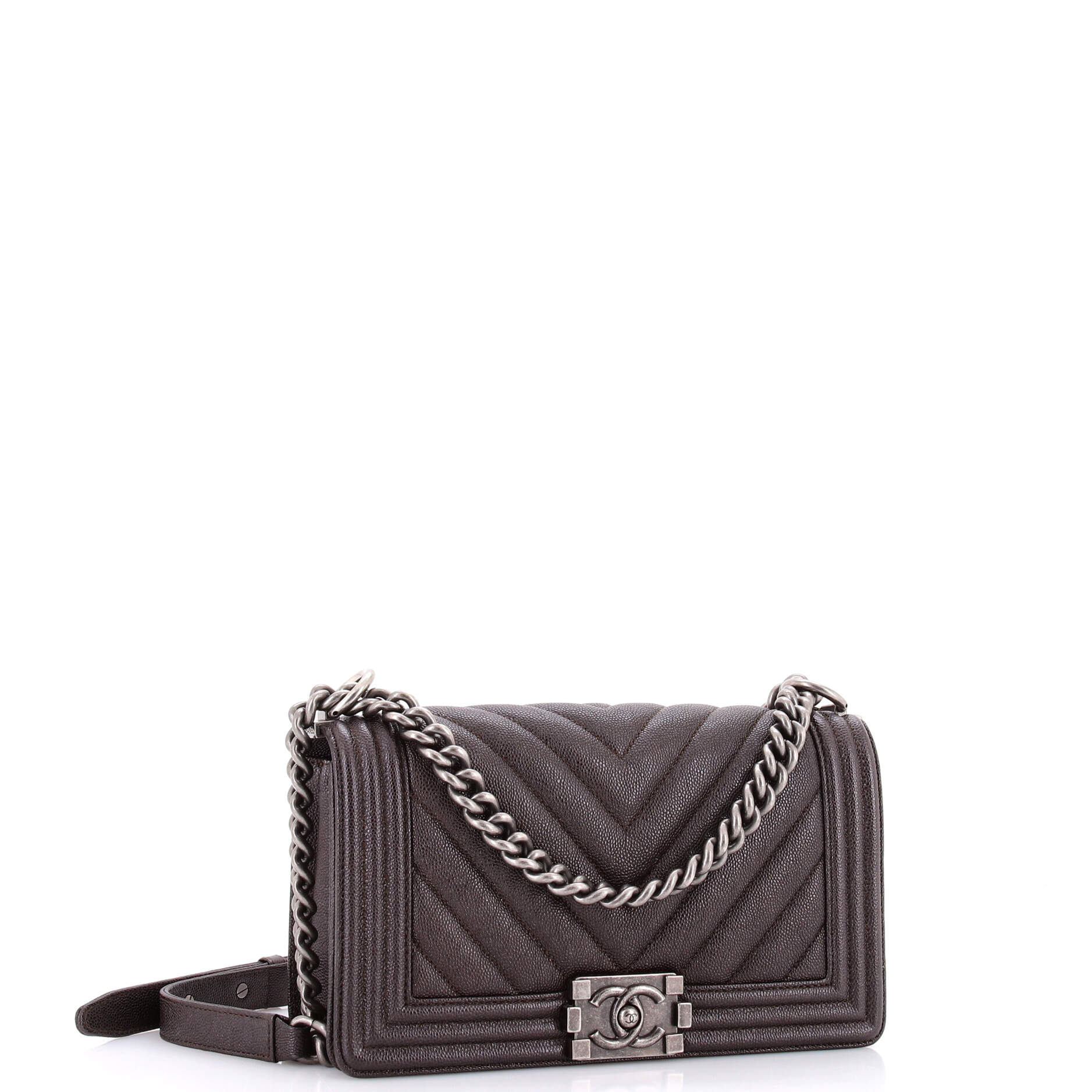 Boy Flap Bag Chevron Caviar Old Medium - Image 2
