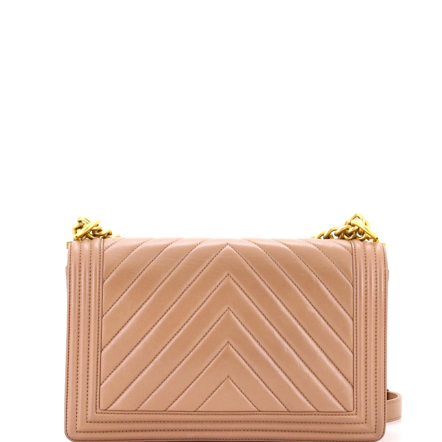Boy Flap Bag Chevron Lambskin New Medium - Image 4