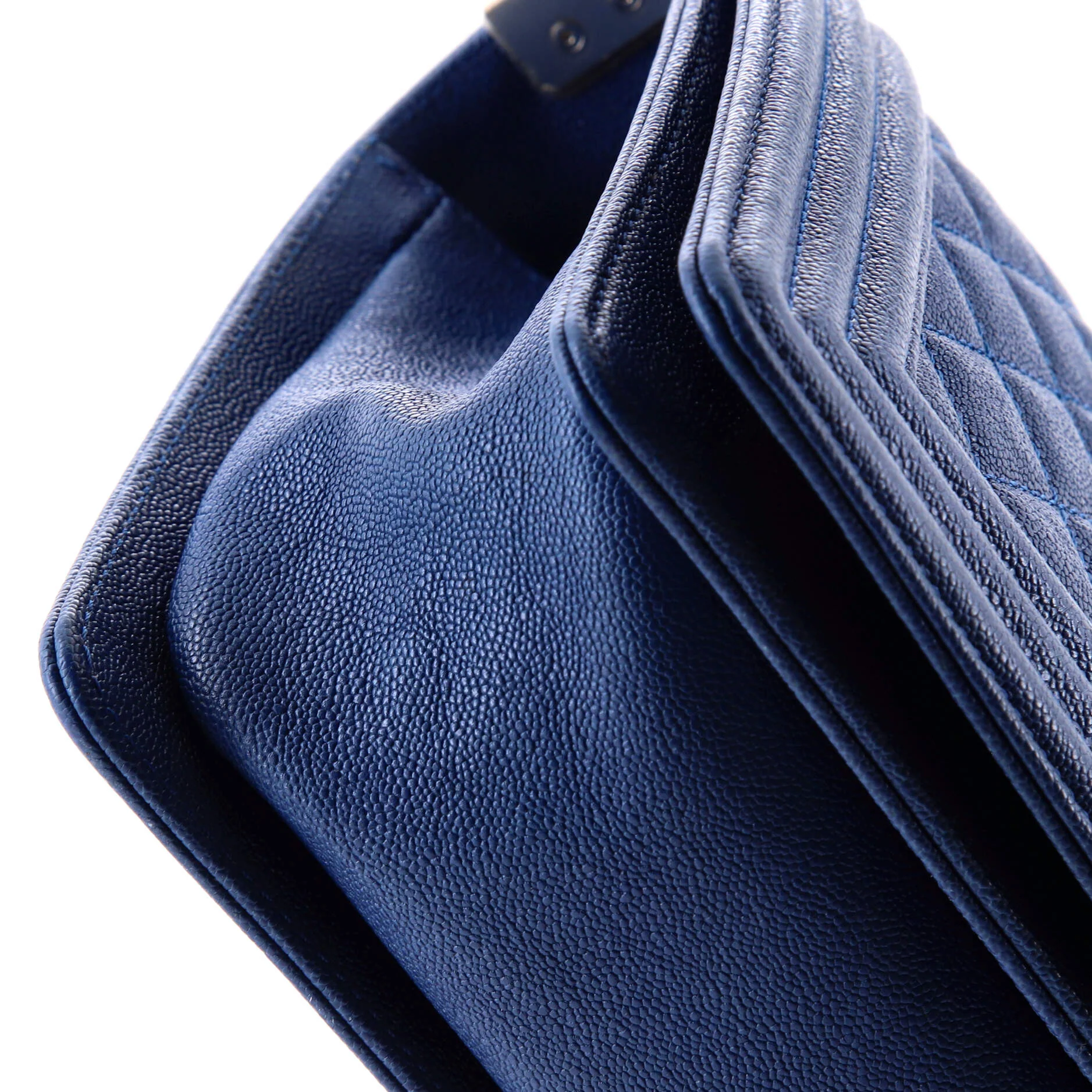 Boy Flap Bag Quilted Caviar Old Medium - Image 6