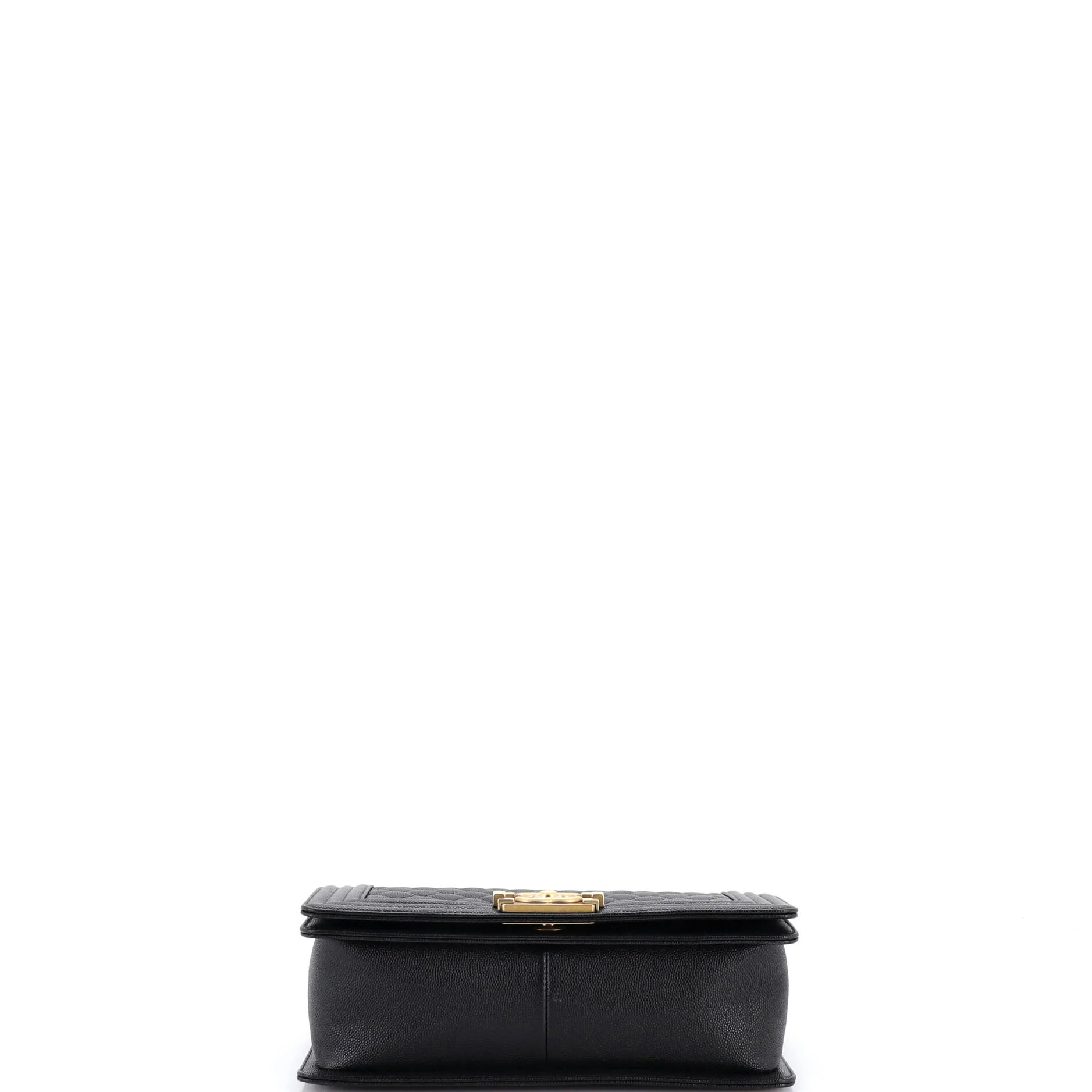 Boy Flap Bag Quilted Caviar Old Medium - Image 4