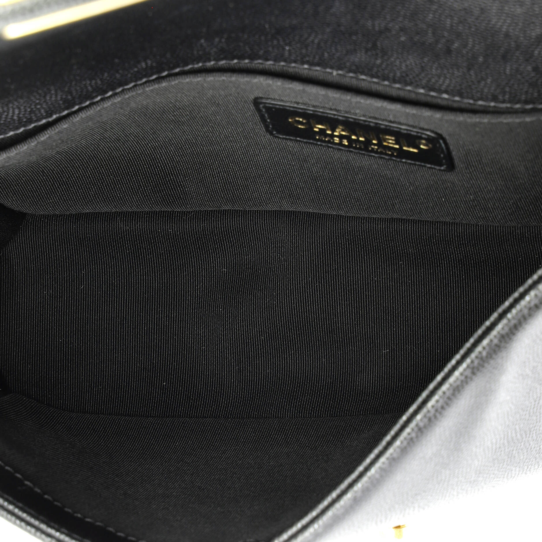 Boy Flap Bag Quilted Caviar Old Medium - Image 5