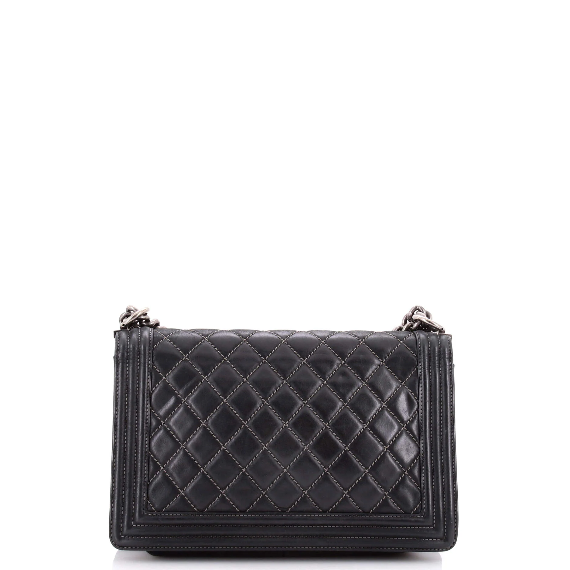 Boy Flap Bag Quilted Lambskin New Medium - Image 3