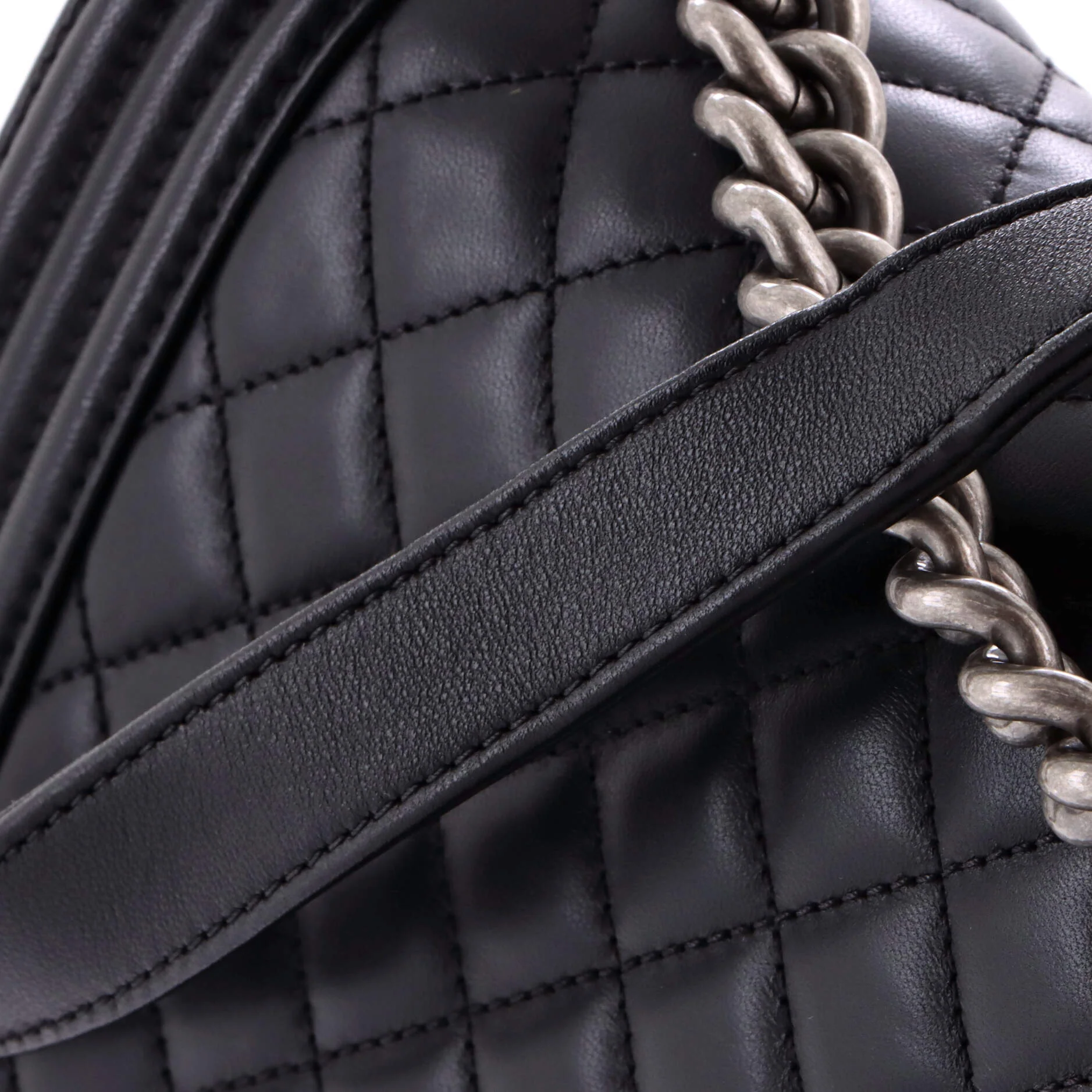 Boy Flap Bag Quilted Lambskin New Medium - Image 7
