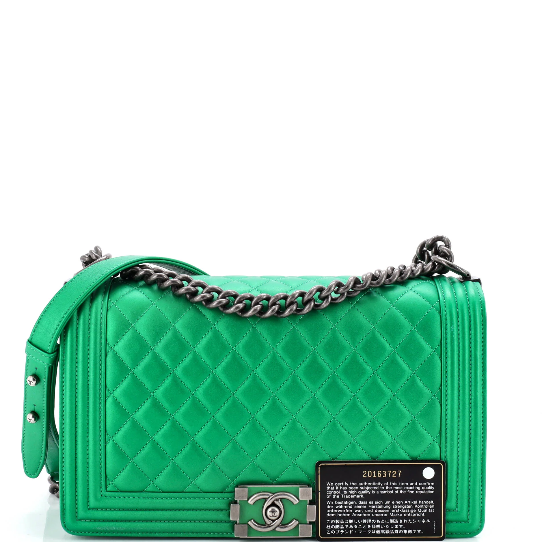 Boy Flap Bag Quilted Lambskin New Medium - Image 2