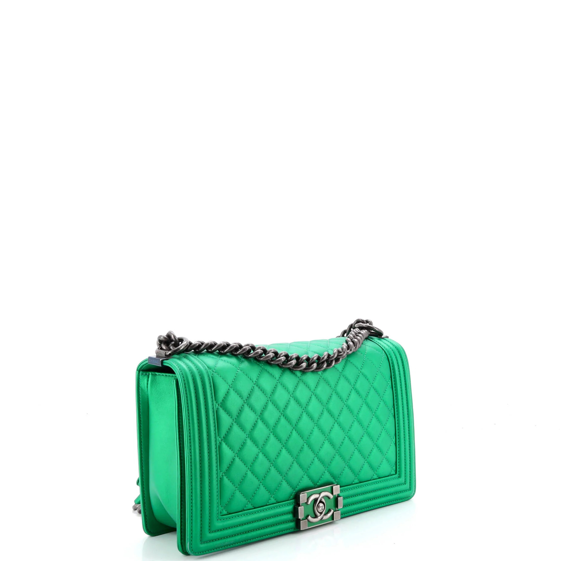 Boy Flap Bag Quilted Lambskin New Medium - Image 3