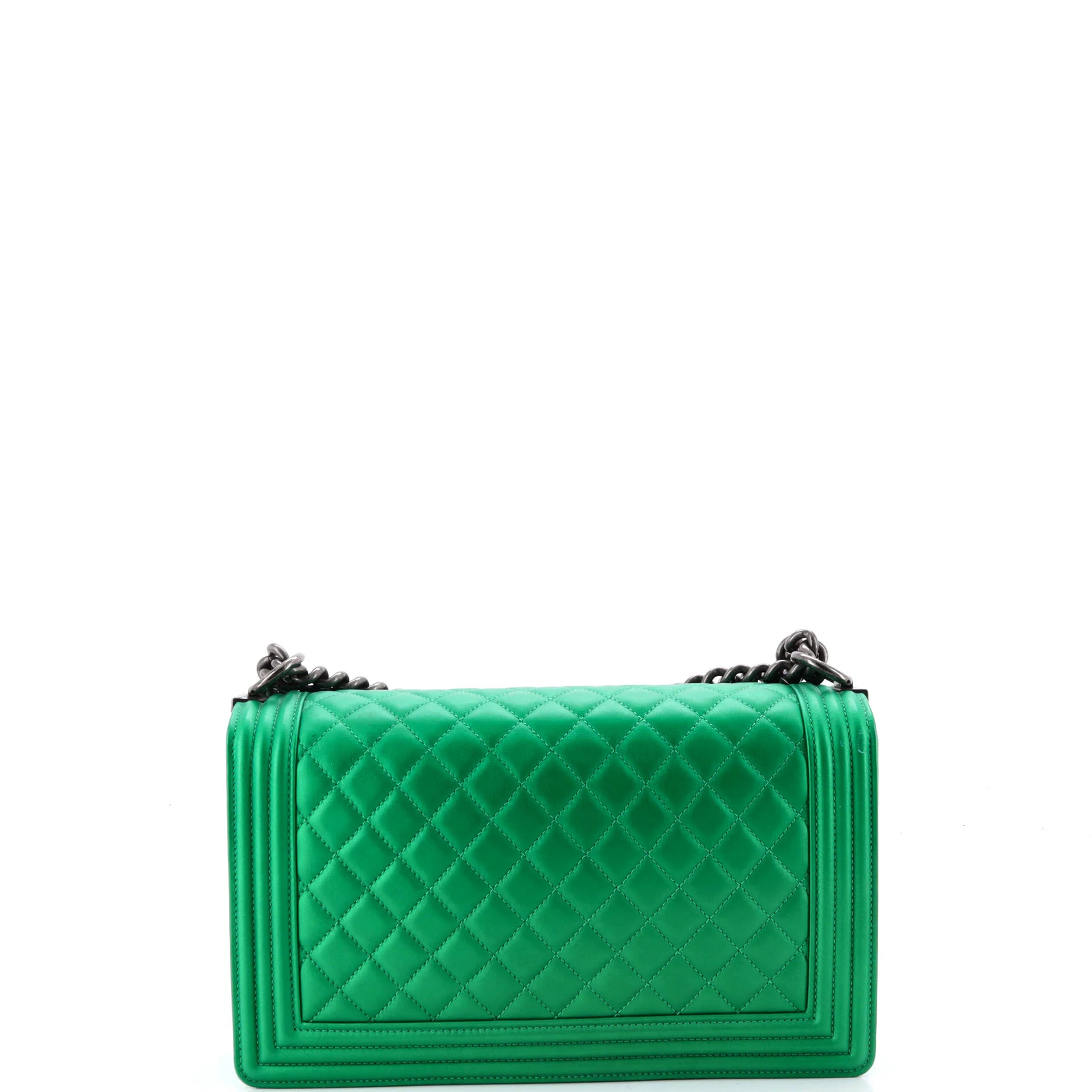 Boy Flap Bag Quilted Lambskin New Medium - Image 4