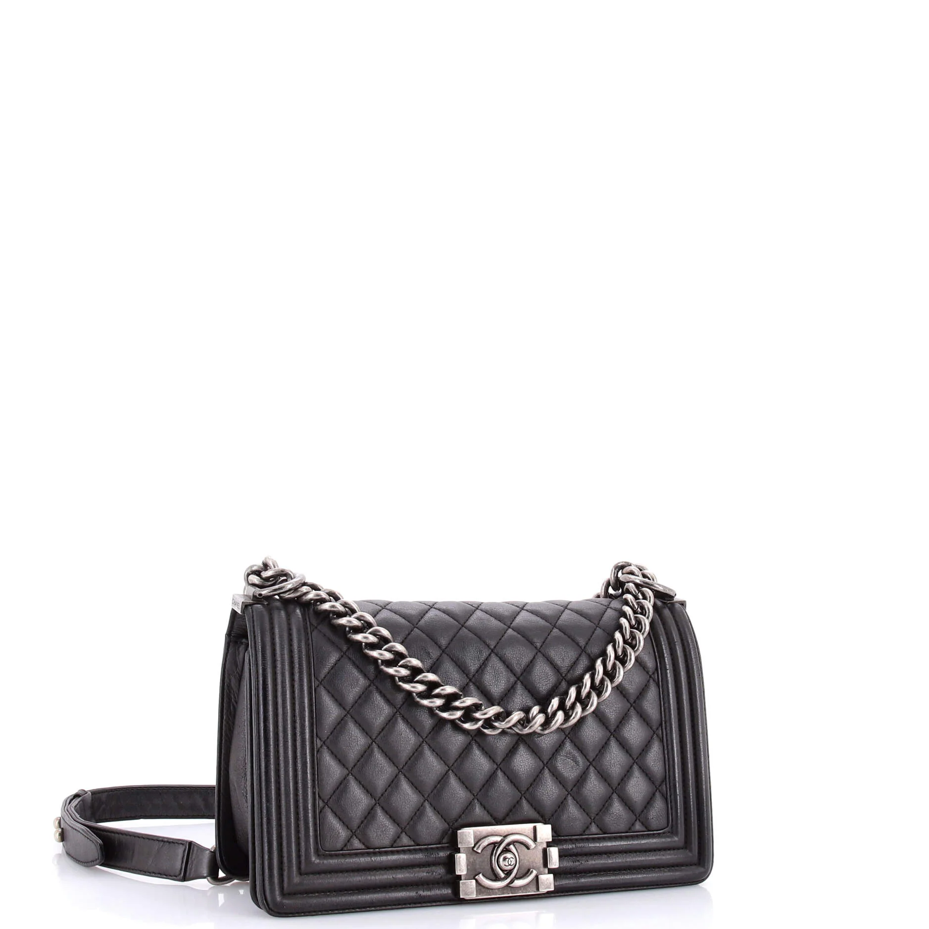 Boy Flap Bag Quilted Lambskin Old Medium - Image 2