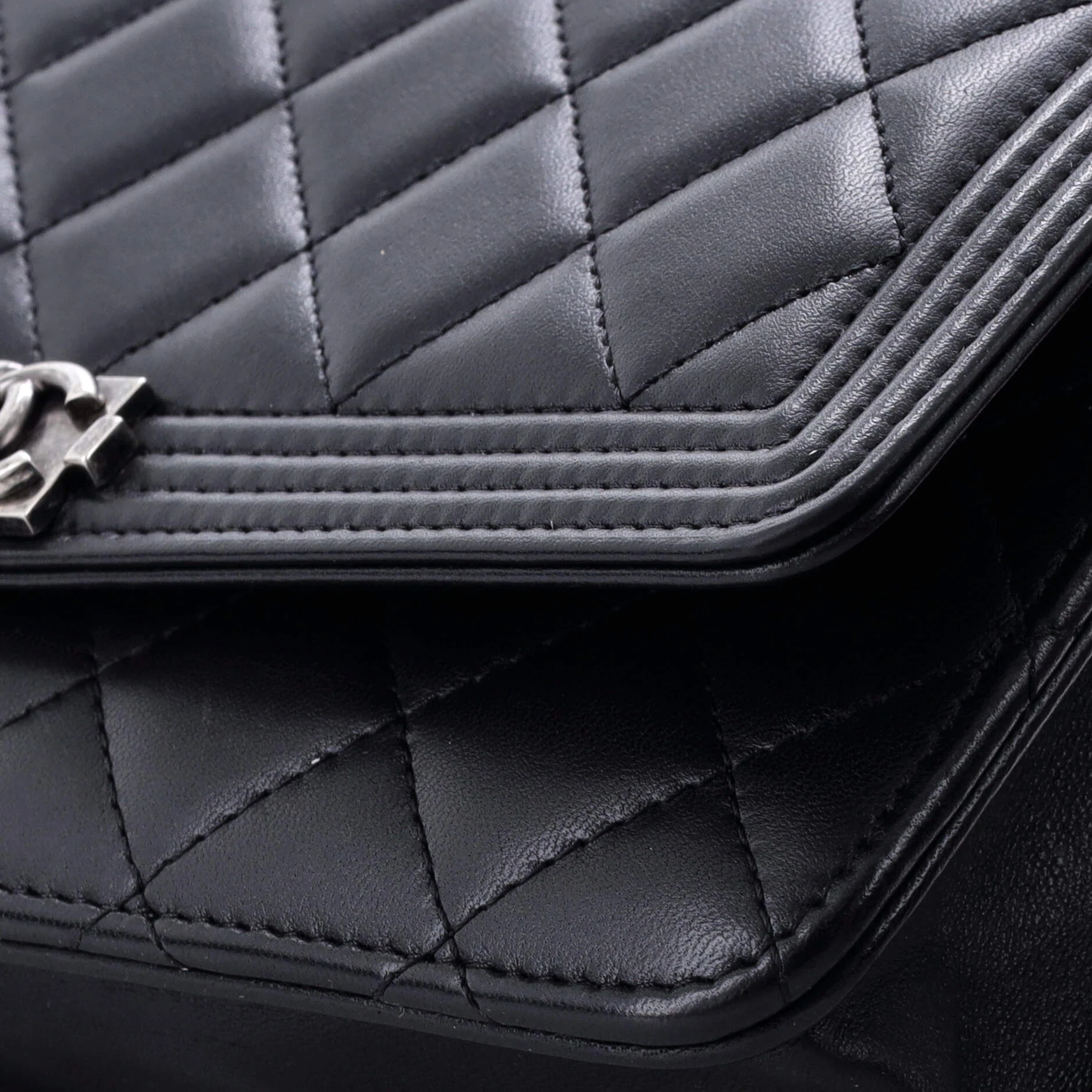 Boy Wallet on Chain Quilted Lambskin - Image 6