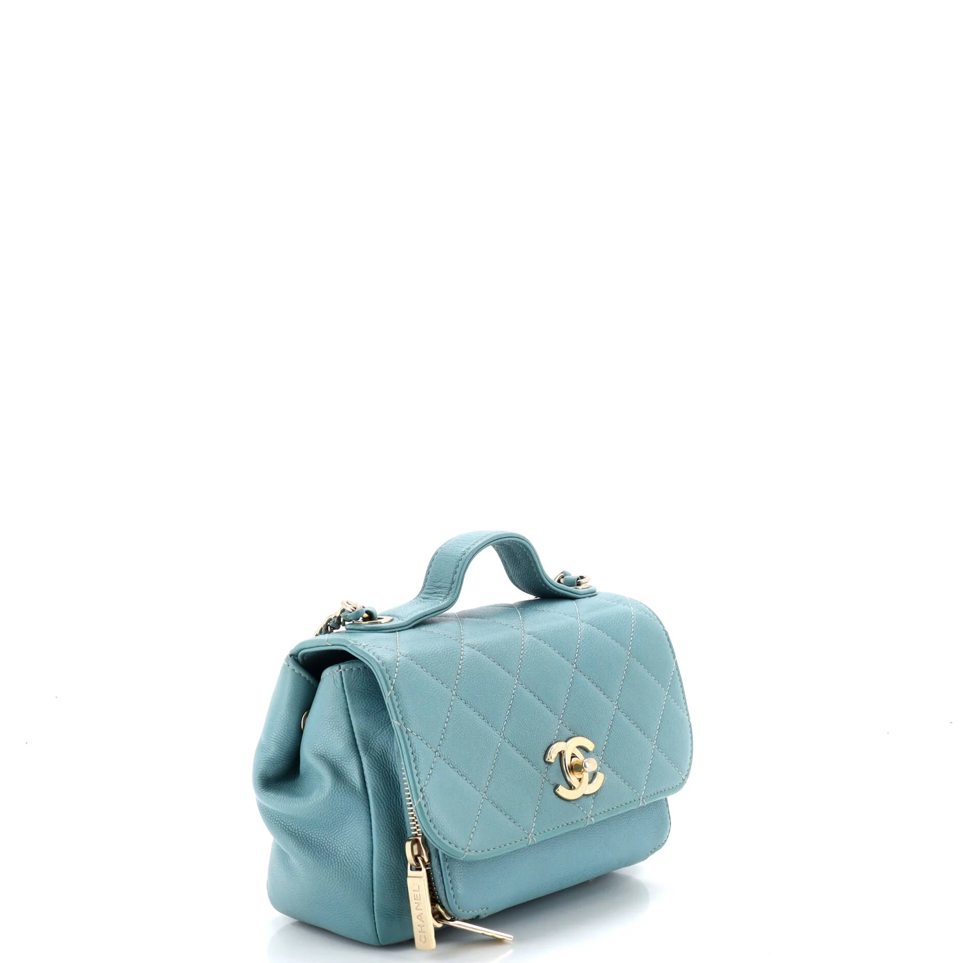 Business Affinity Flap Bag Quilted Caviar Mini - Image 2