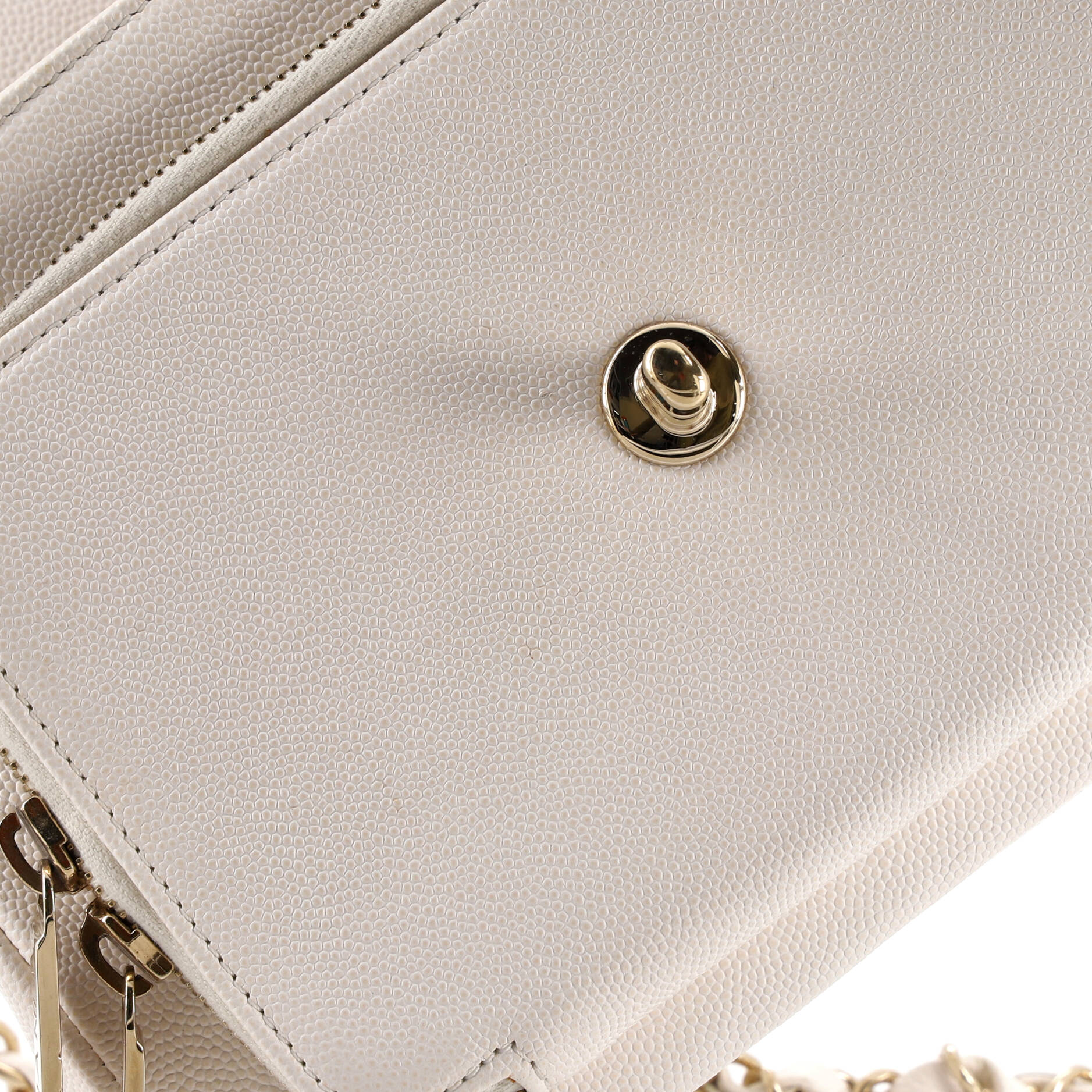 Business Affinity Flap Bag Quilted Caviar Small - Image 8