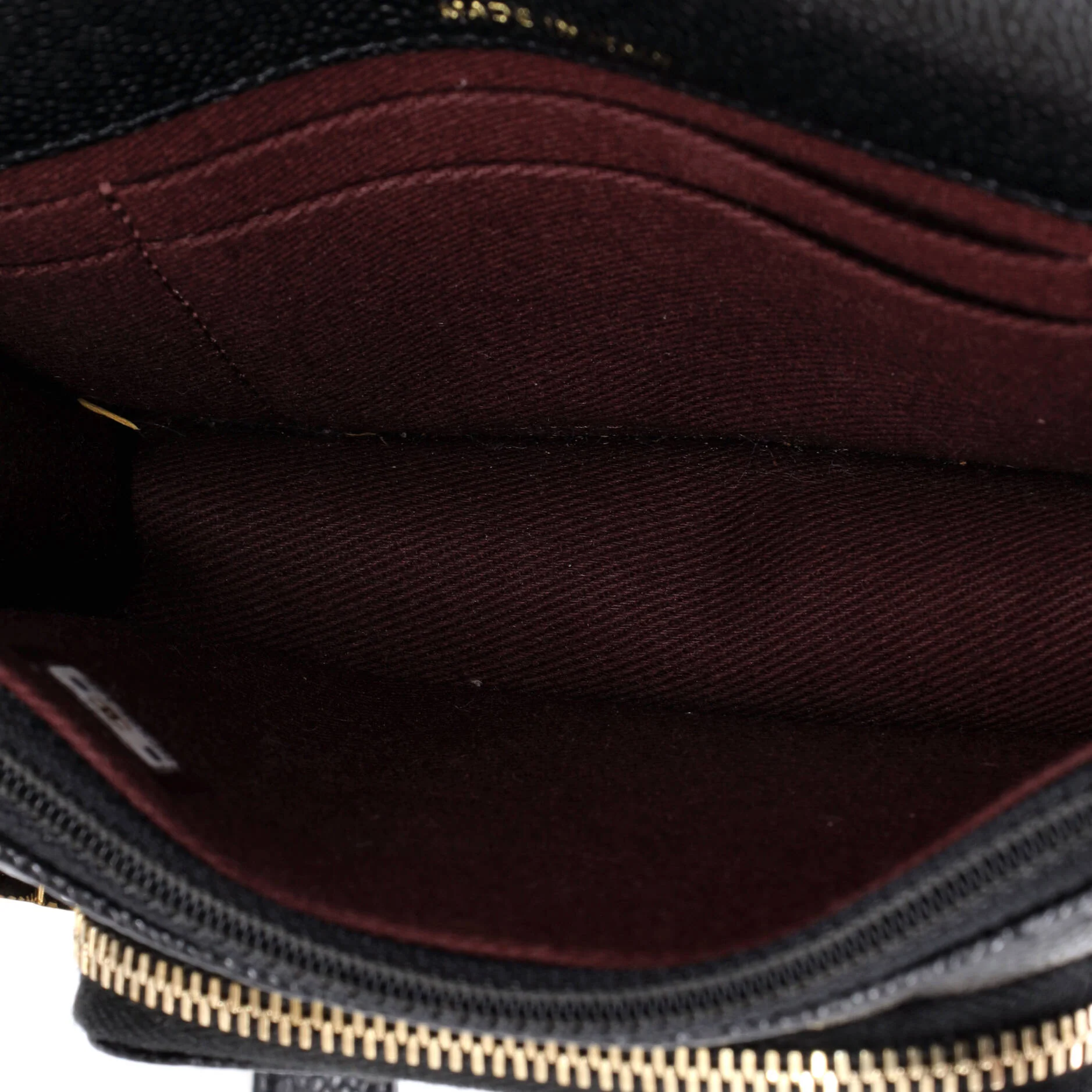 Business Affinity Flap Clutch with Chain Quilted Caviar - Image 5