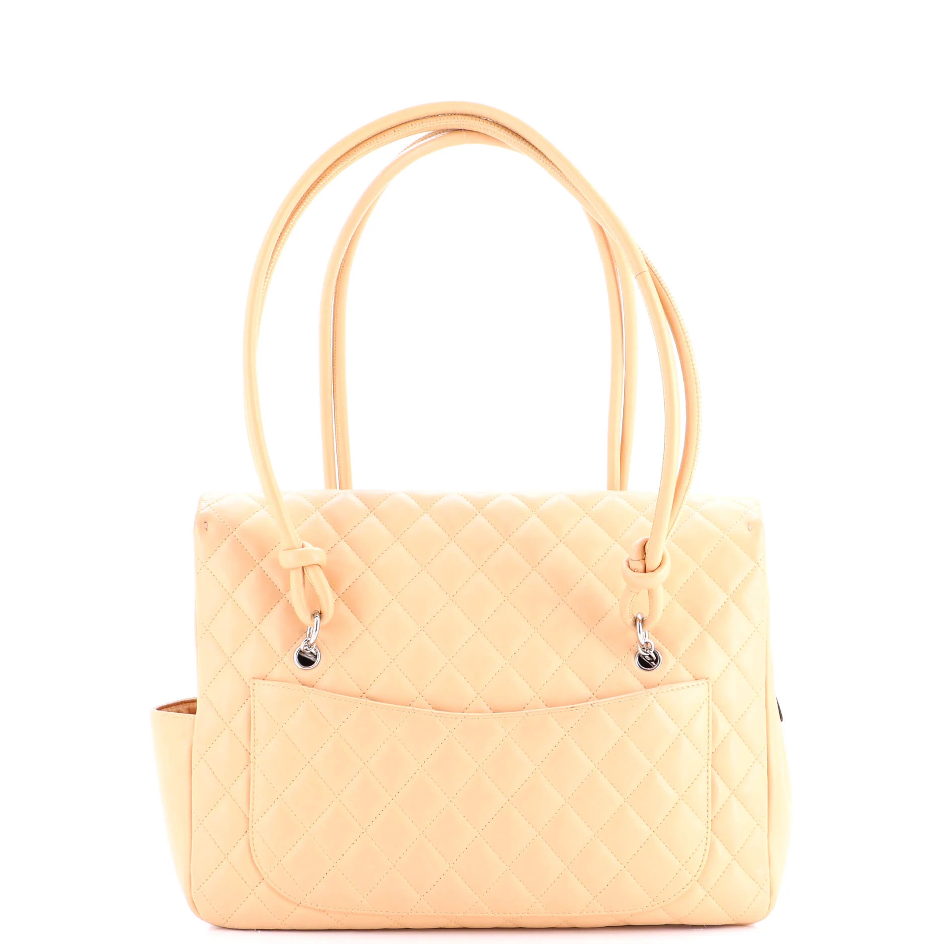 Cambon Flap Tote Quilted Leather Large - Image 3