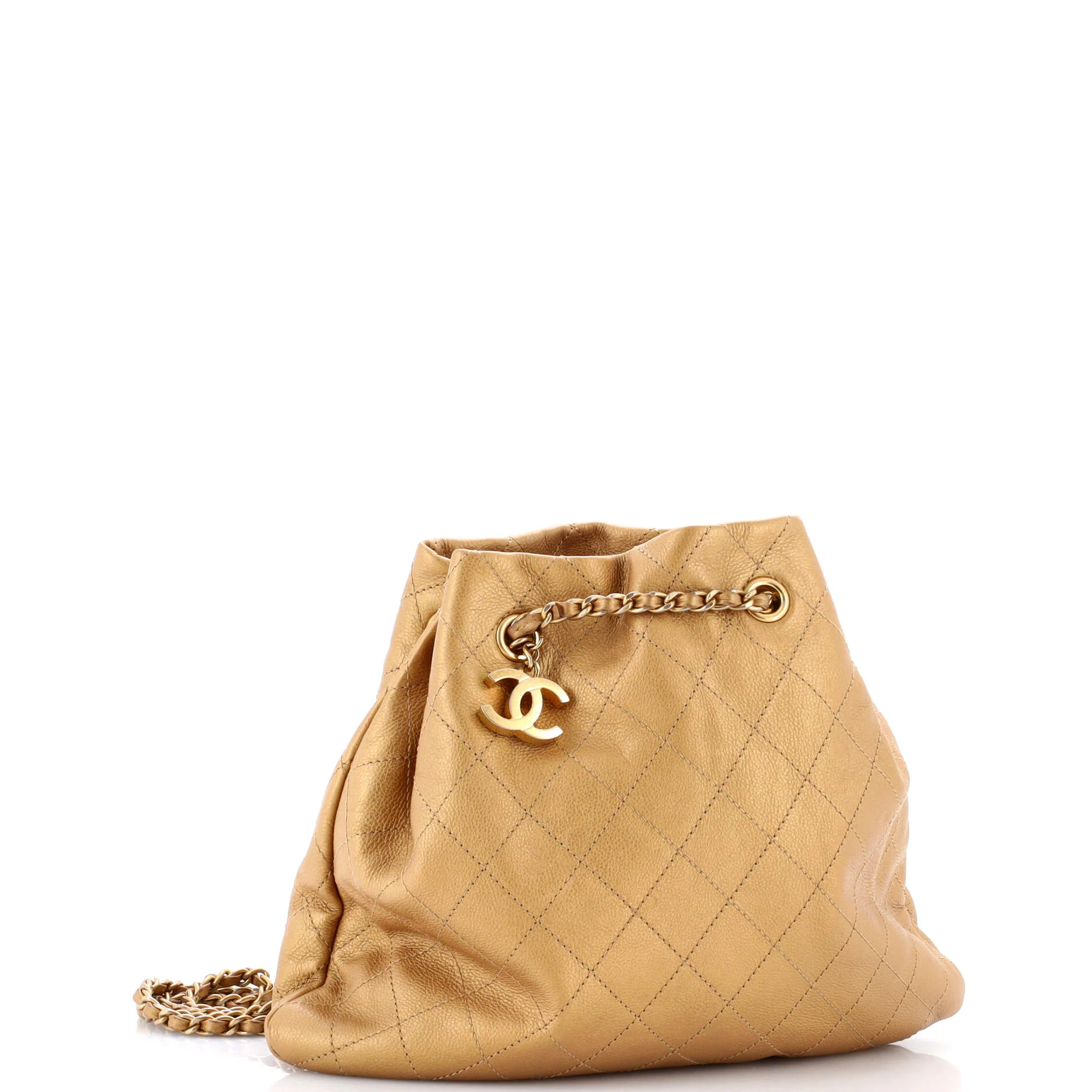 CC Bucket Bag Quilted Calfskin Small - Image 2