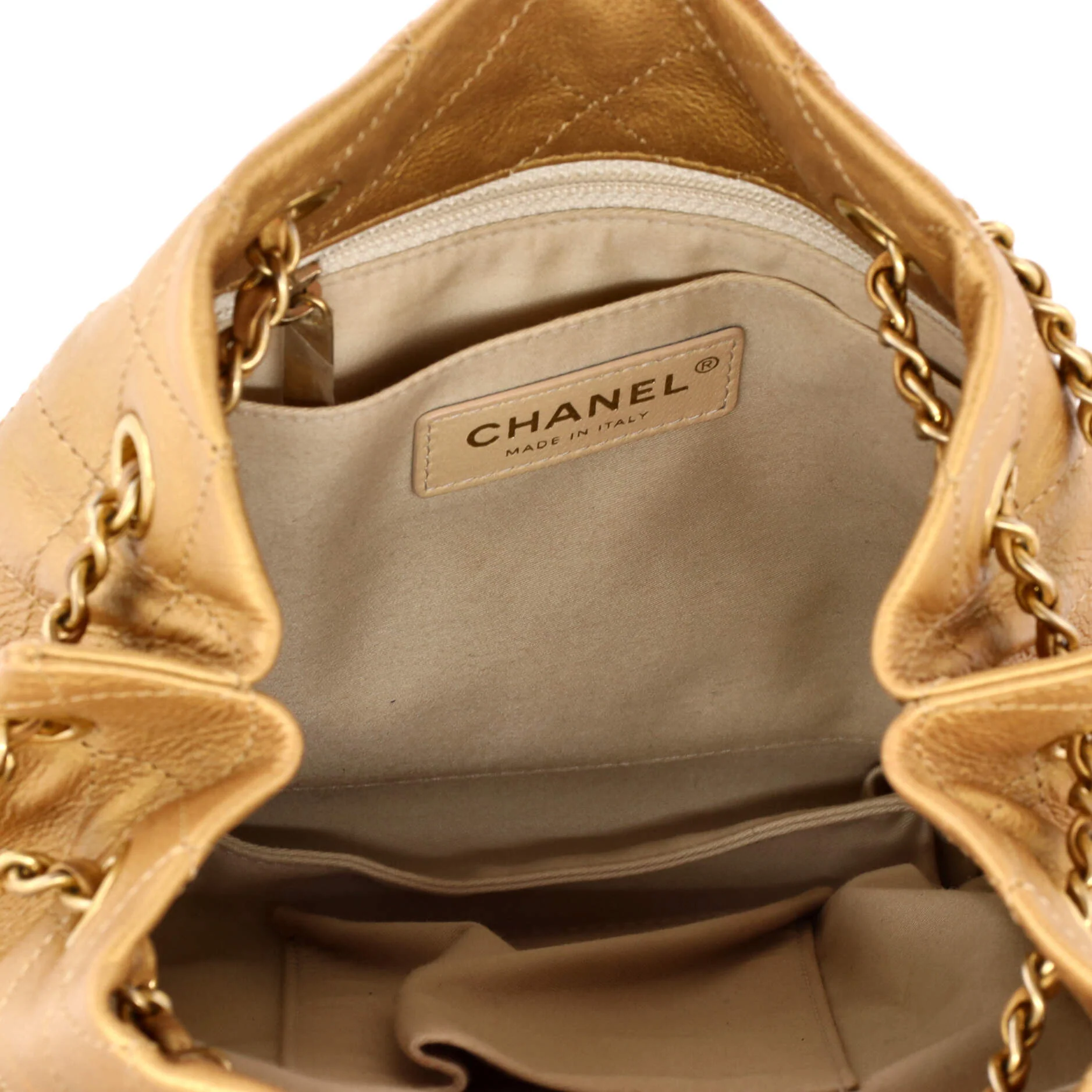 CC Bucket Bag Quilted Calfskin Small - Image 5