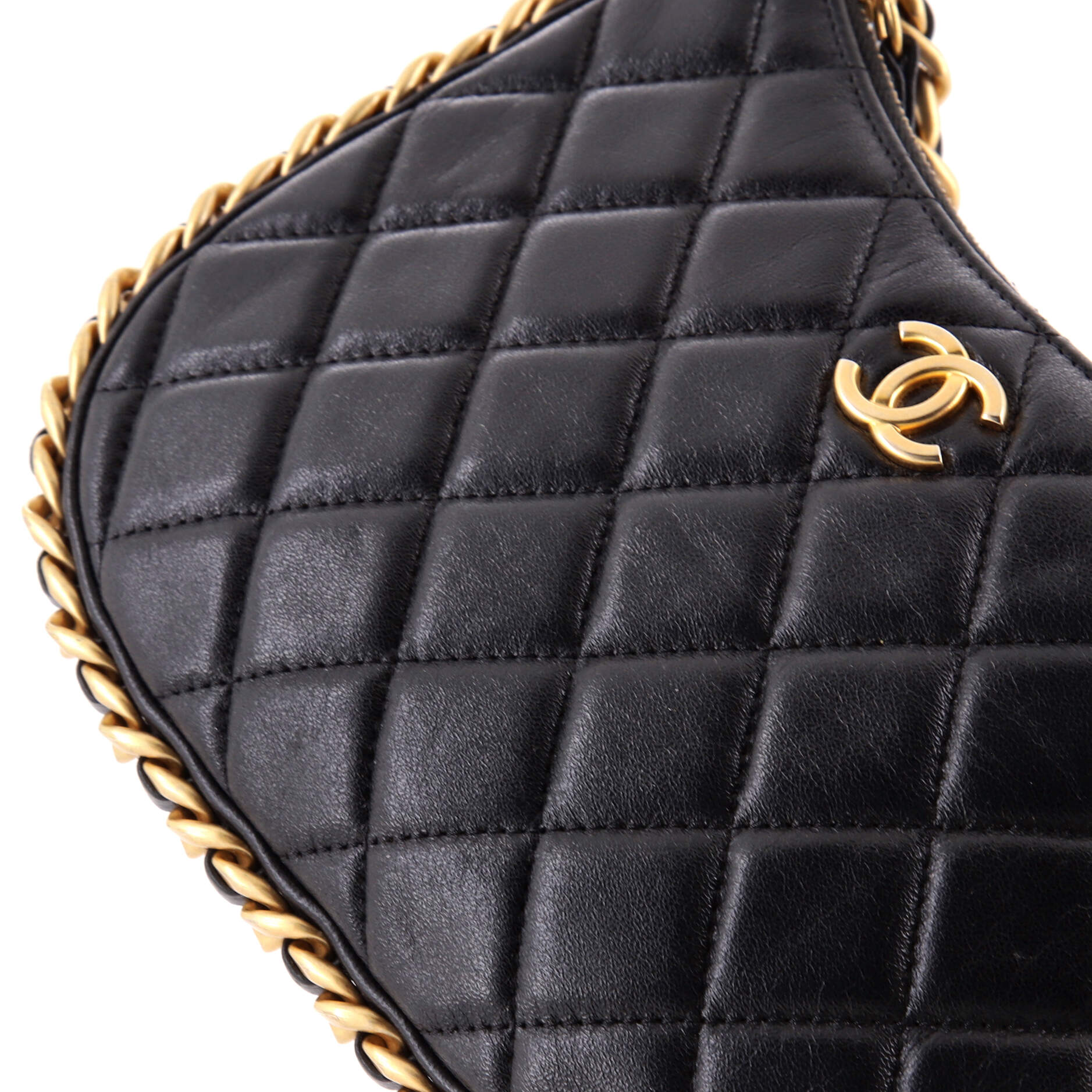 CC Chain Around Hobo Quilted Lambskin - Image 6
