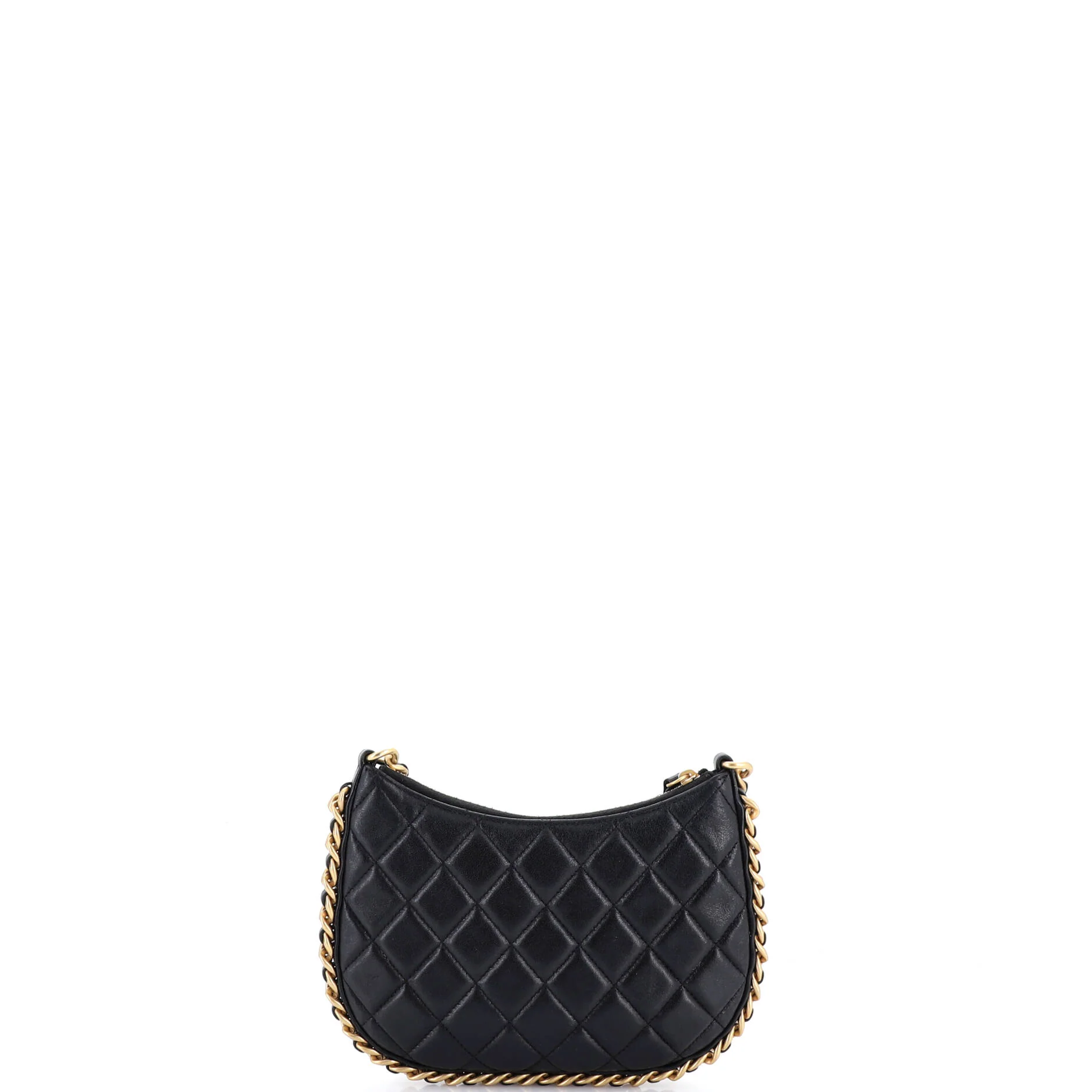 CC Chain Around Hobo Quilted Lambskin - Image 3
