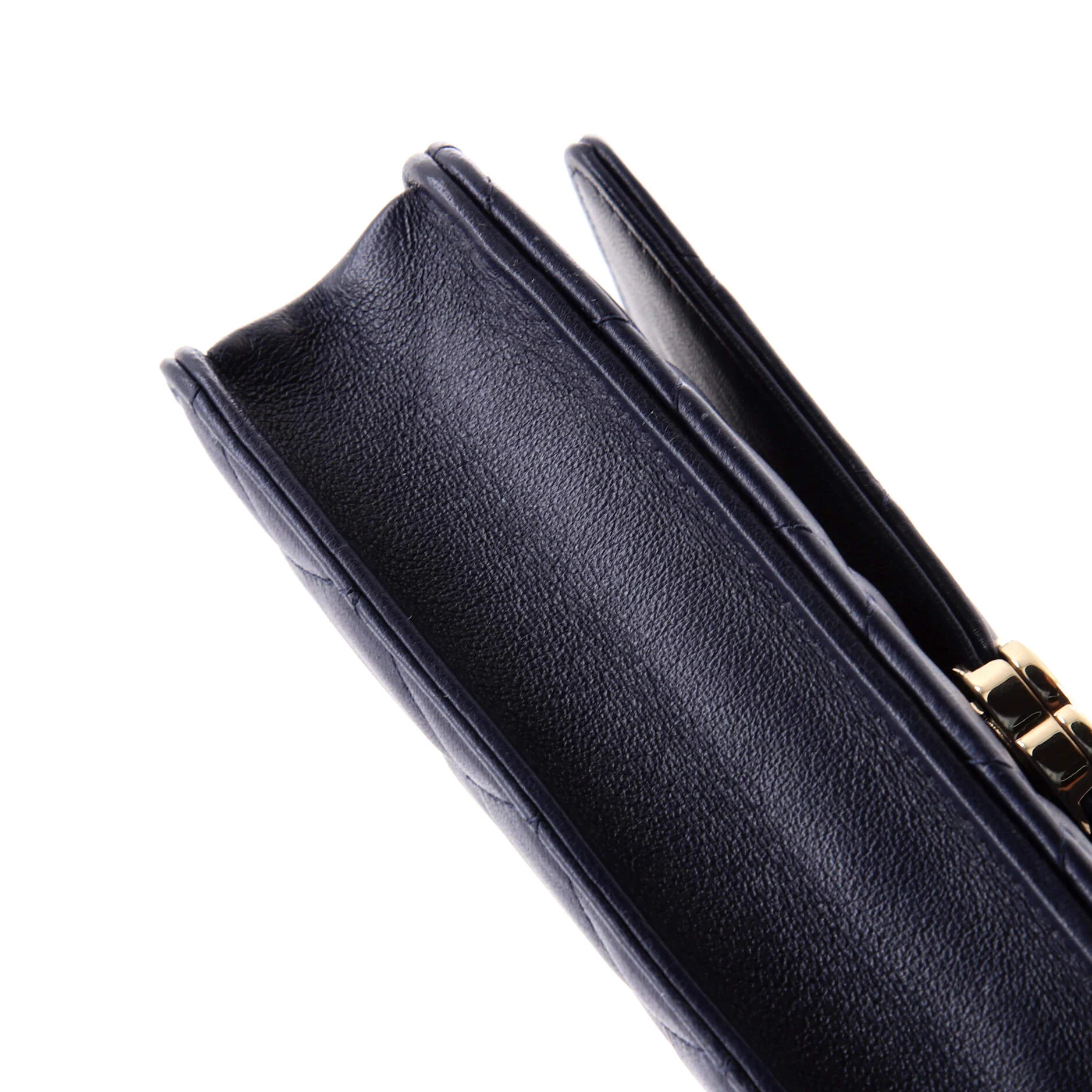 Charming Handle Wallet on Chain Quilted Lambskin - Image 6