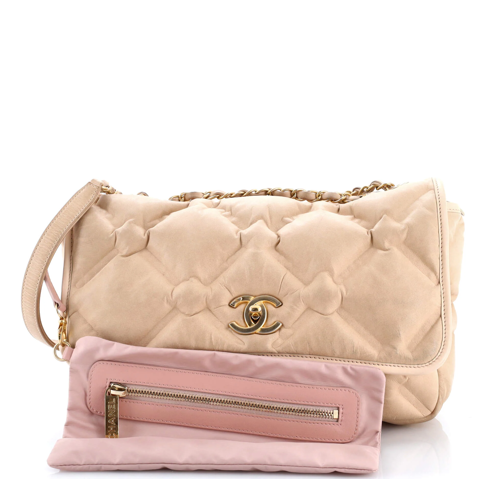 Chesterfield Flap Bag Quilted Calfskin Jumbo - Image 2