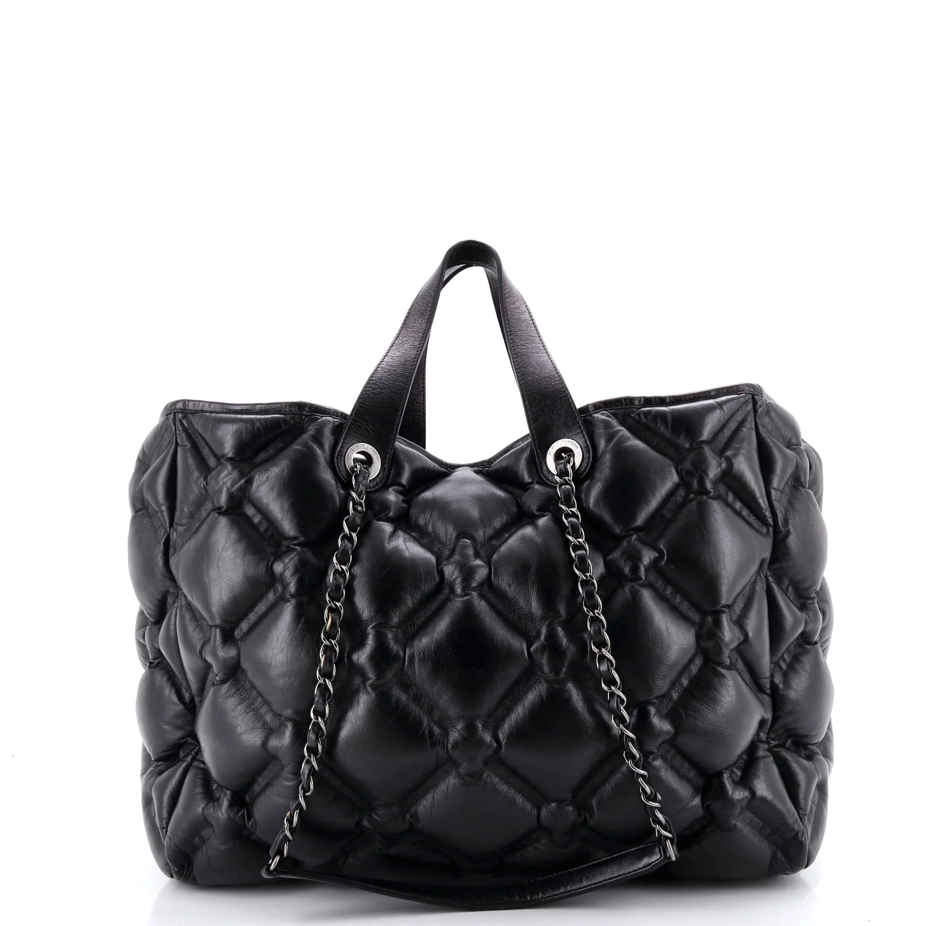 Chesterfield Shopping Tote Quilted Leather Large - Image 3